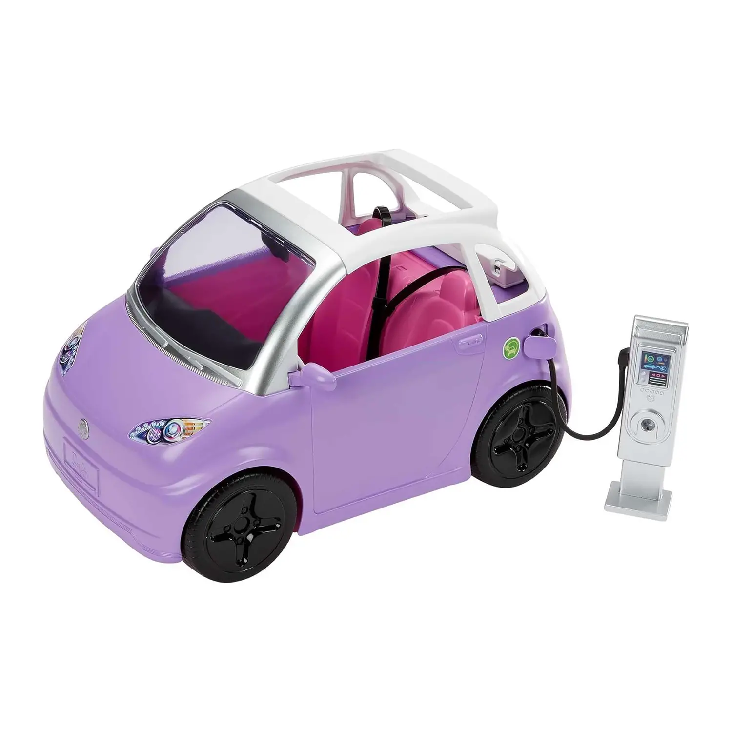 Barbie Auto Elettrica 2 in 1 con Stazione di Ricarica HJV36 - collezionabili bambina