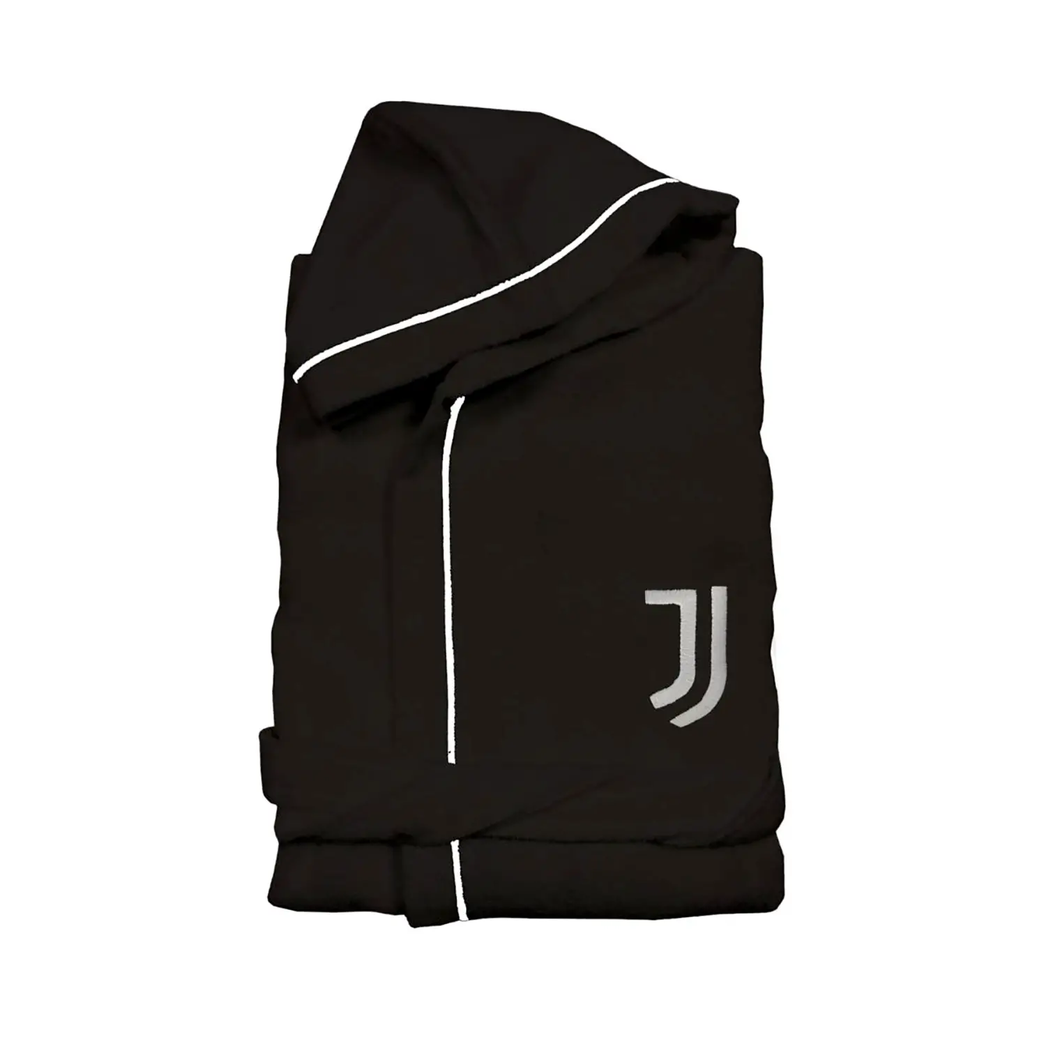 Accappatoio Microspugna 8-10 Anni Juventus Nero - biancheria casa