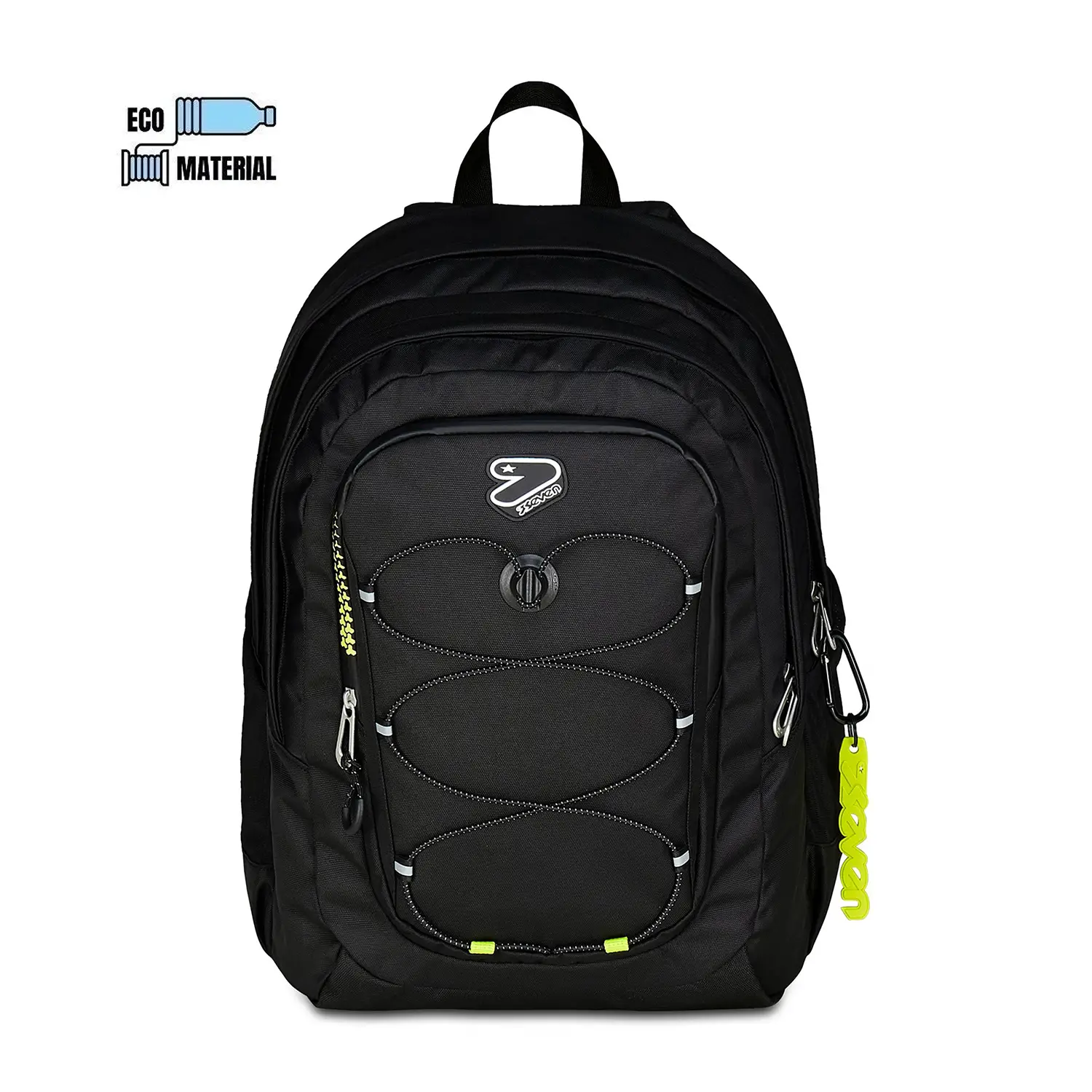 Tech Line Zaino Scuola Tech Grs Jet Black - zaini scuola