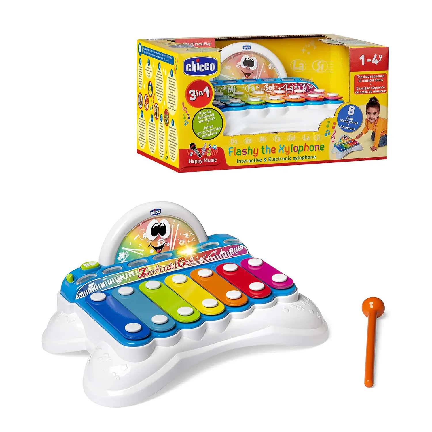 Flashy Lo Xilofono Arcobaleno Chicco - Primi giochi