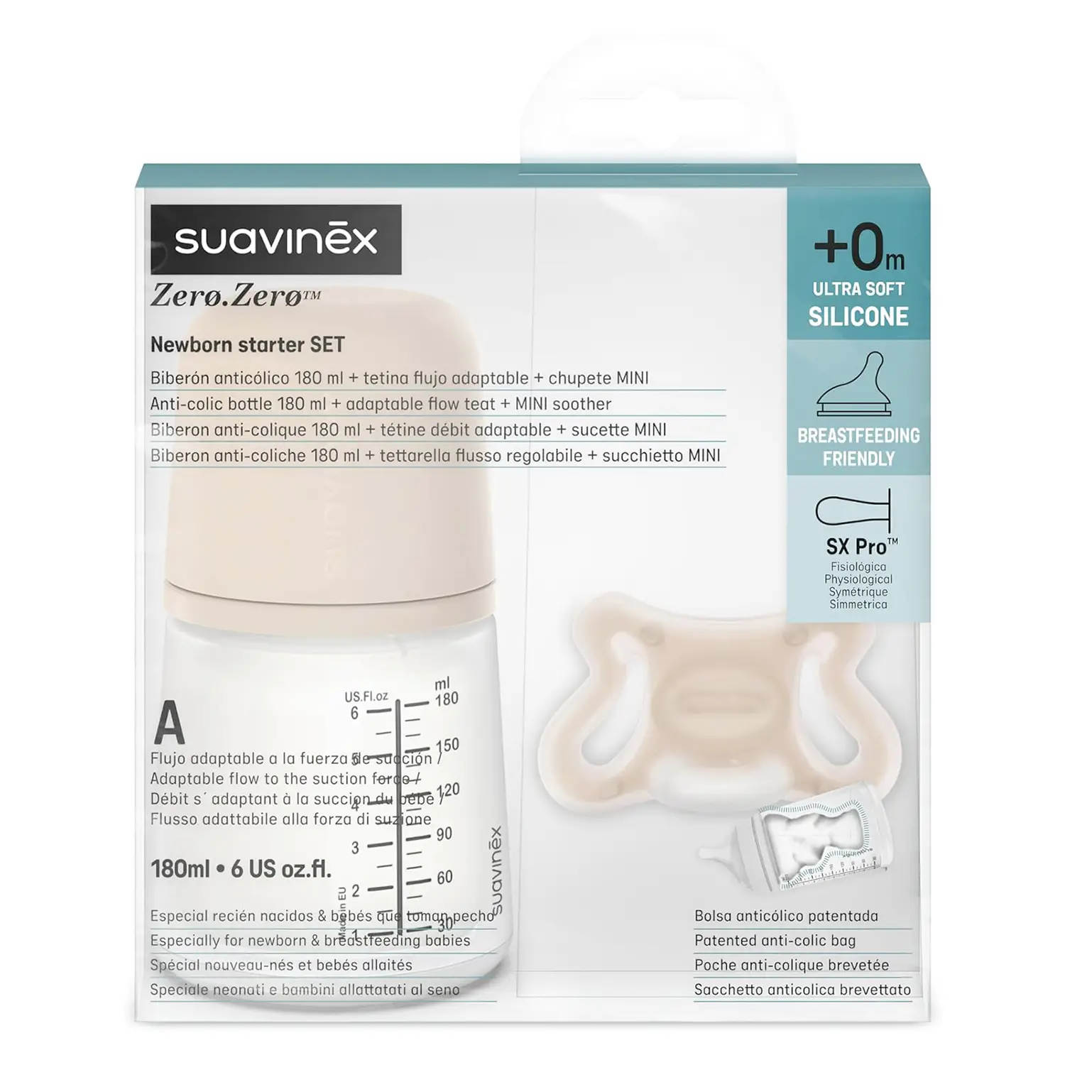 Zero Zero Newborn Set Biberon E Ciuccio Light - biberon e accessori