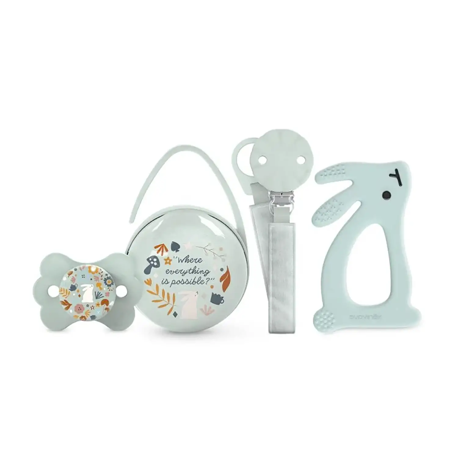 Wonder Set Regalo 4pz Azzurro Suavinex - biberon e accessori