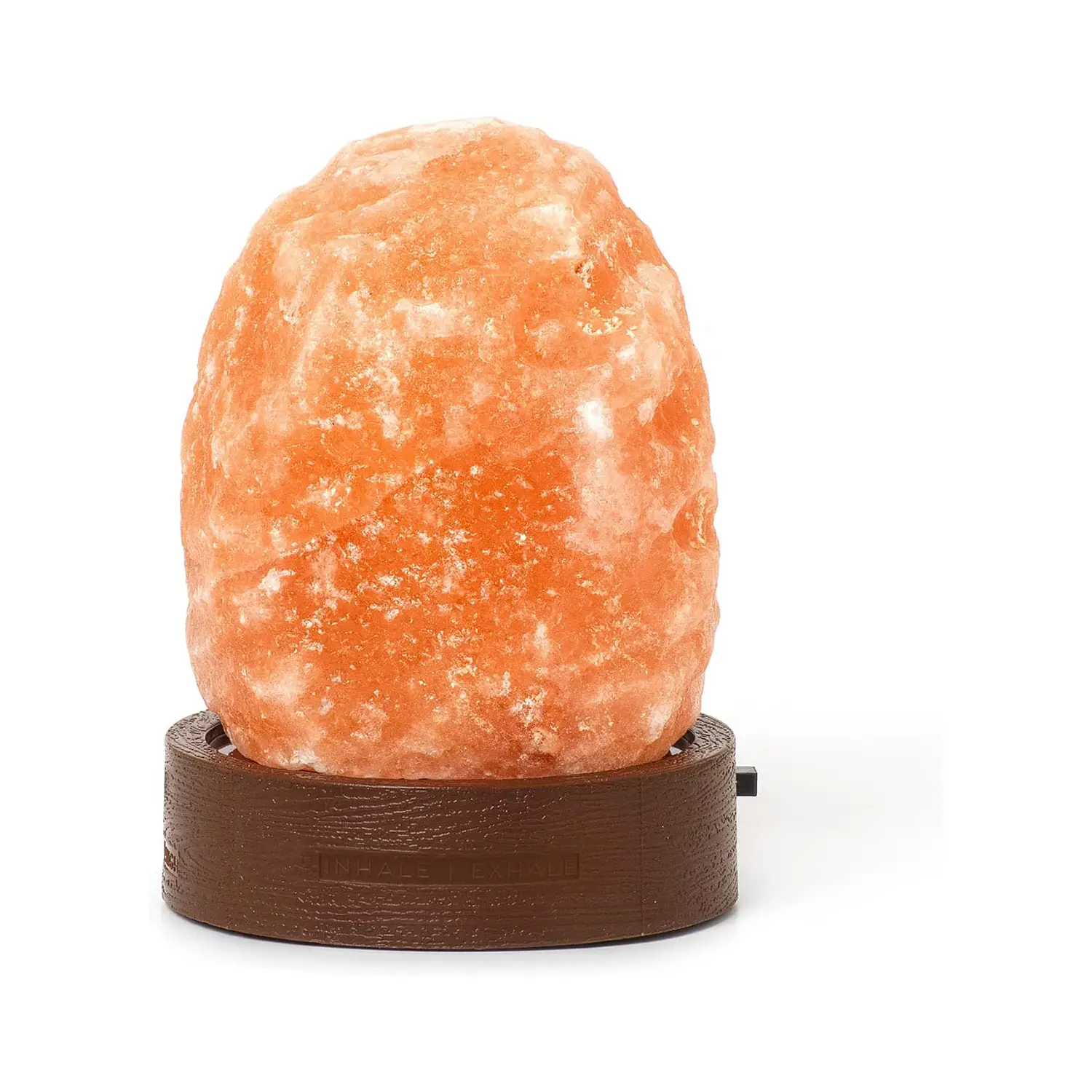Legami - Lampada di Sale dell'Himalaya, Mini, Ø 7 cm, 300/400 g, Cromoterapia, Forma Naturale - legami