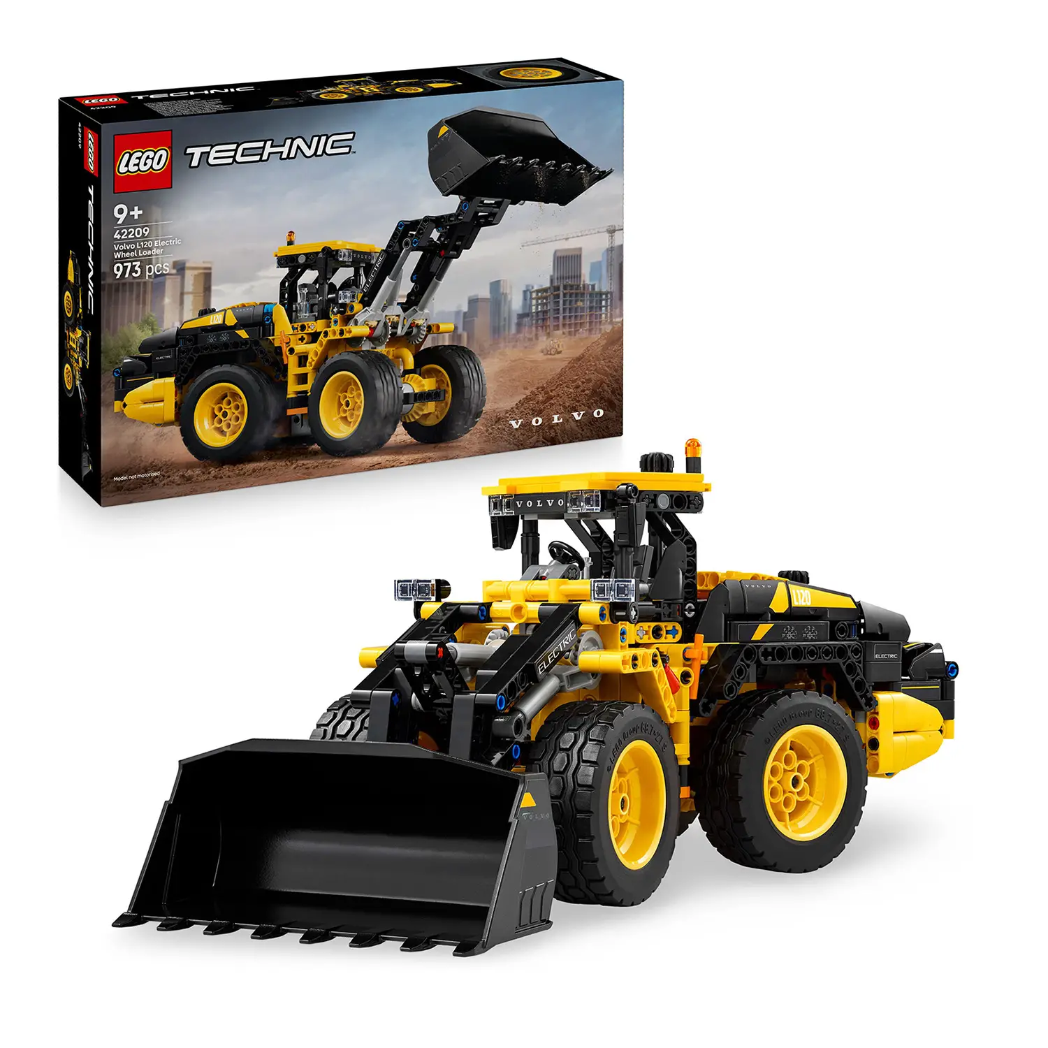 Lego Technic Pala Gommata Volvo L120 Electric 42209 - lego