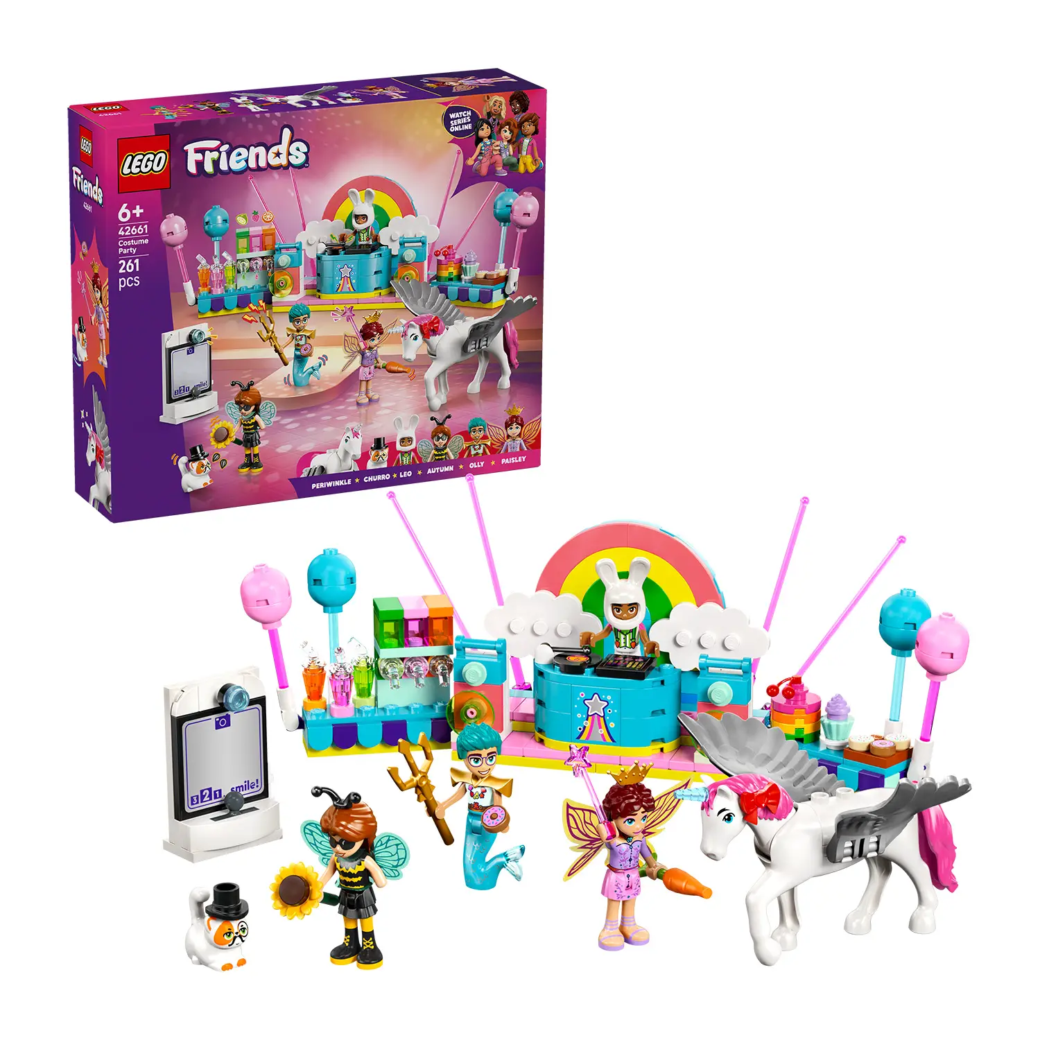 Lego Friends Party in Costume con Unicorno e Fatina 42661 - lego
