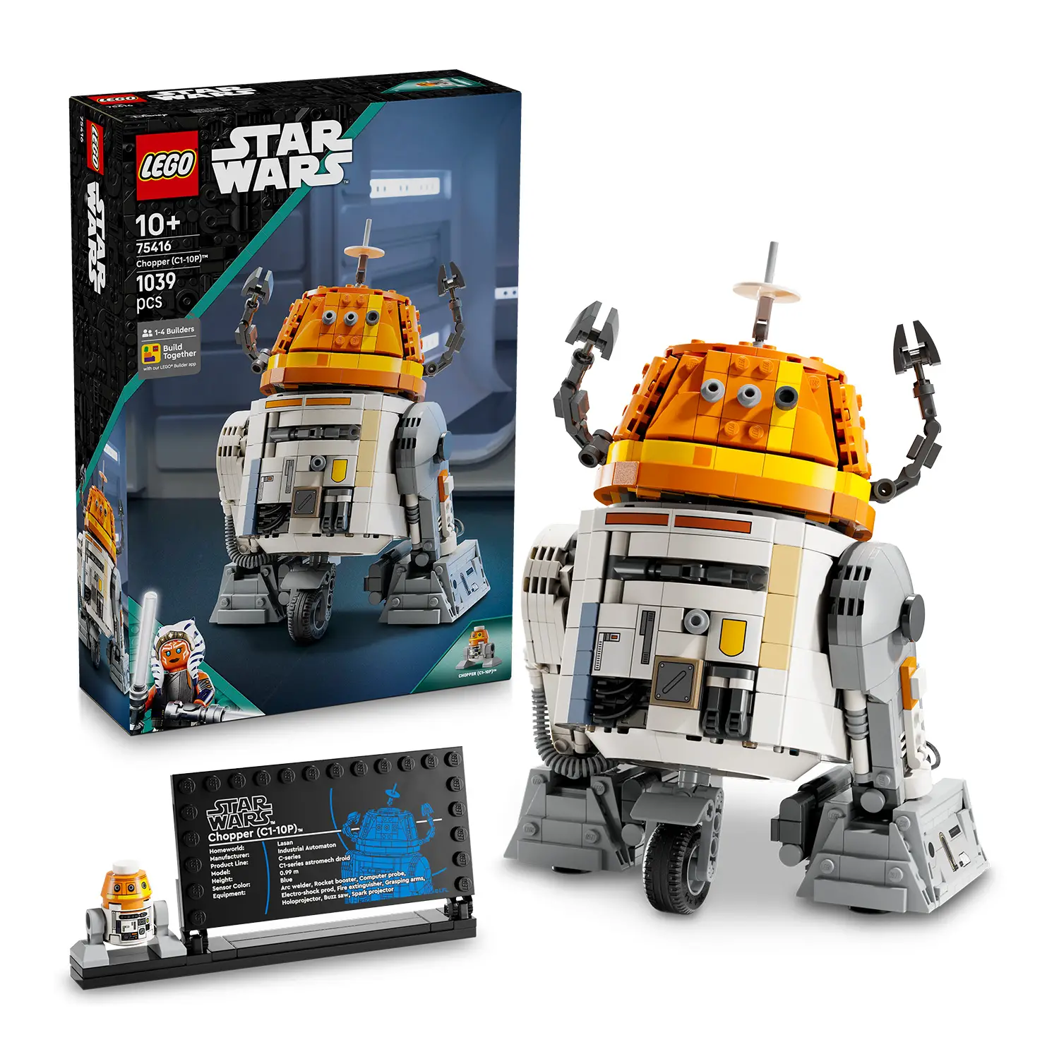 Lego Star Wars Droide Astromeccanico Chopper (c1-10p) 75416 - lego