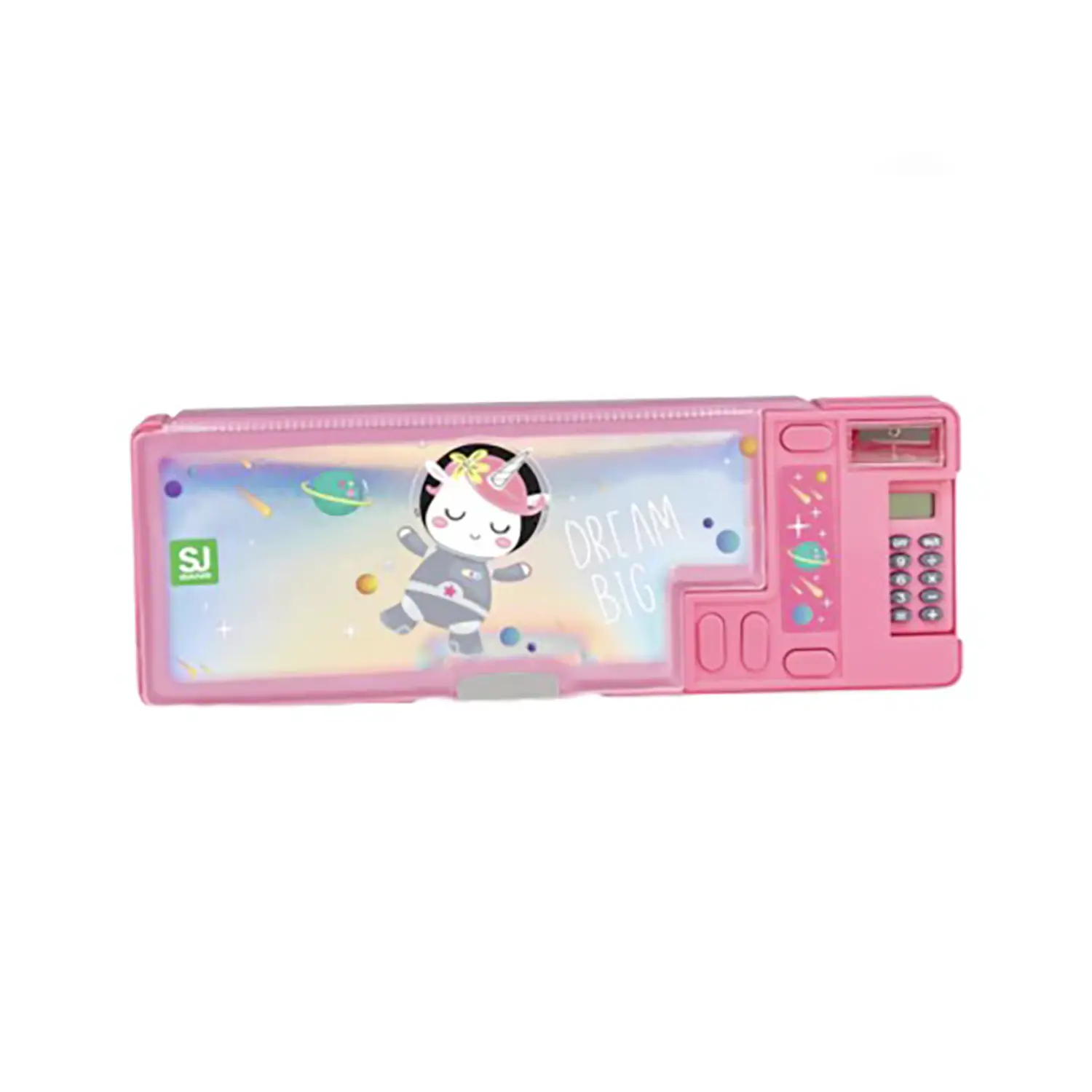 Sj Gang Portapenne Multifunzione Unicorno Rosa - valige e borse da viaggio