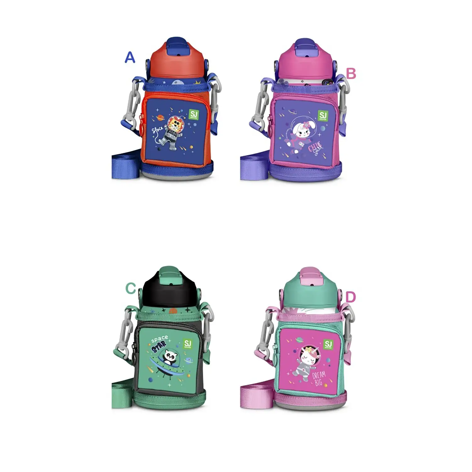 Sj Gang Borraccia con Portaborraccia 350ml - borracce