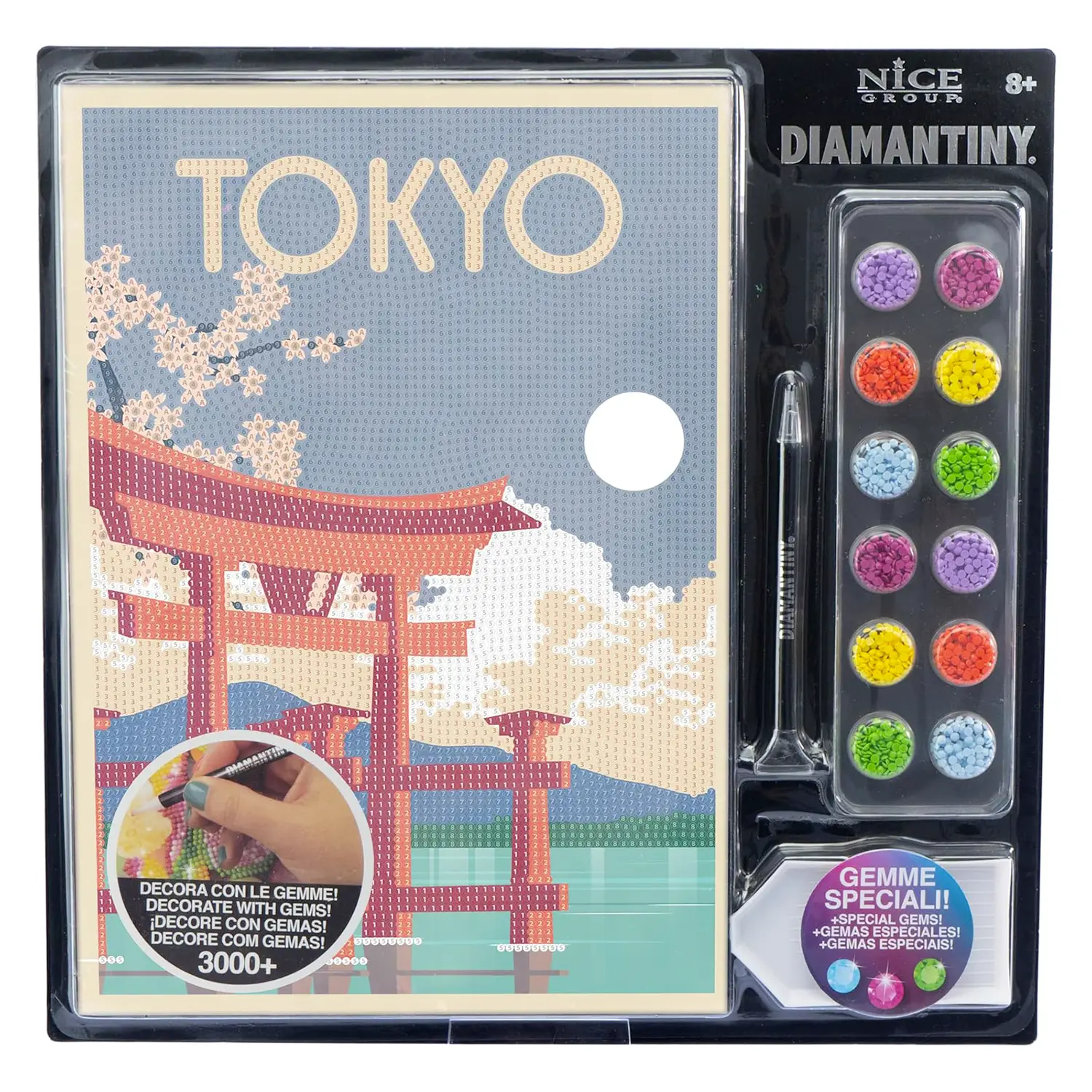 Diamantiny Level Up Postcard Tokyo - creatività