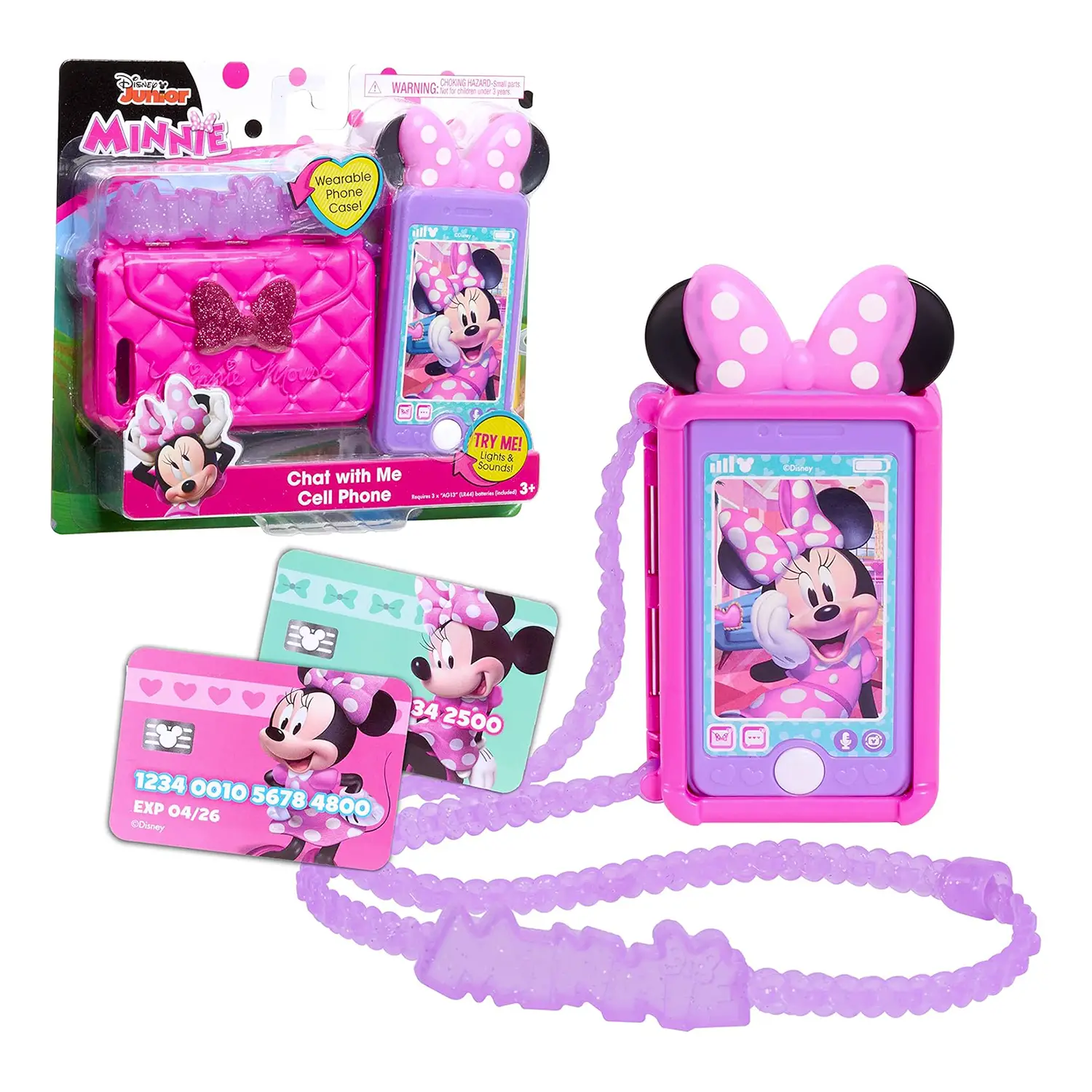 Minnie Mouse Set Gioco Cellulare Con Effetti Luminosi E Sonori - collezionabili bambina