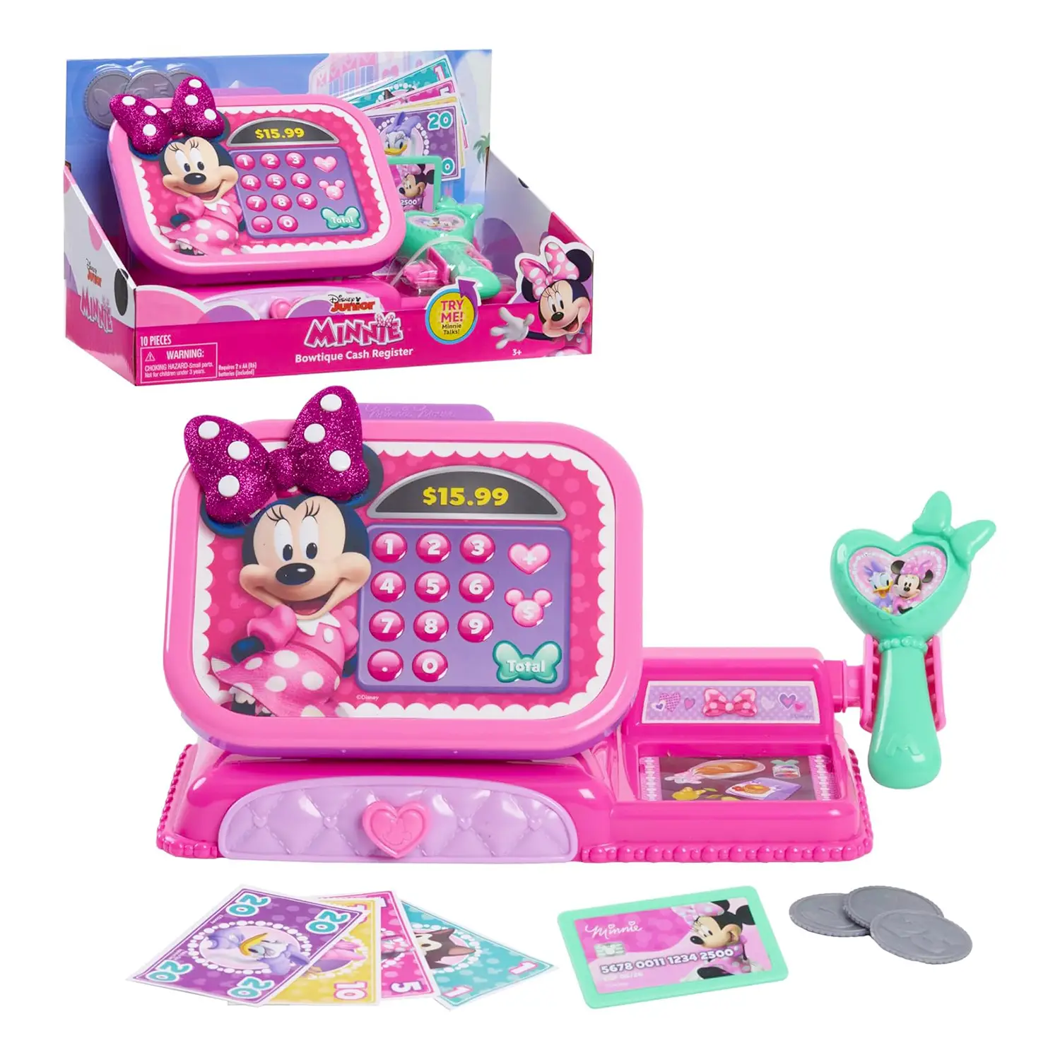 Registratore di Cassa Minnie Mouse Giocattolo | Just Play - collezionabili bambina