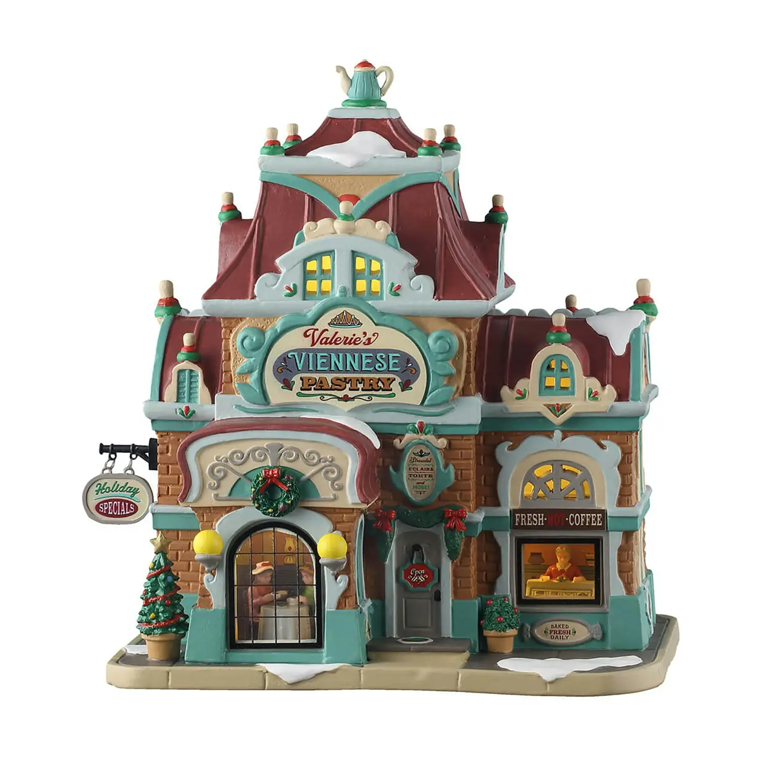 Valerie's Viennese Pastry Lemax – Pasticceria Illuminata Caddington - scene e villaggi