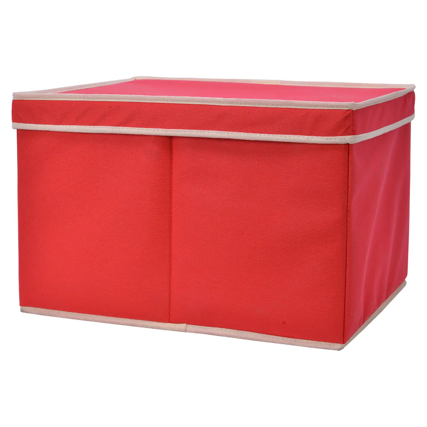 Box Porta Decorazioni Natale in Plastica Rossa 39,5x30x25,5 cm - accessori albero
