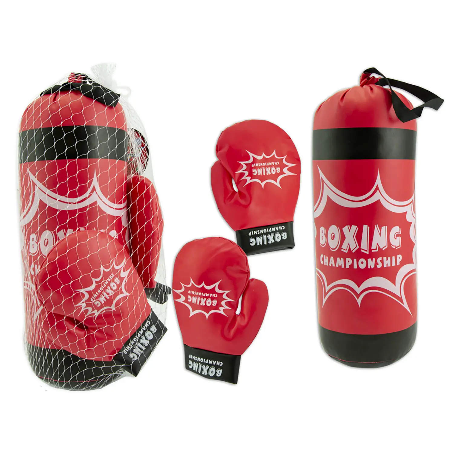 Set Pugile - Sacco con Guanti per Bambini - Attrezzature sportive