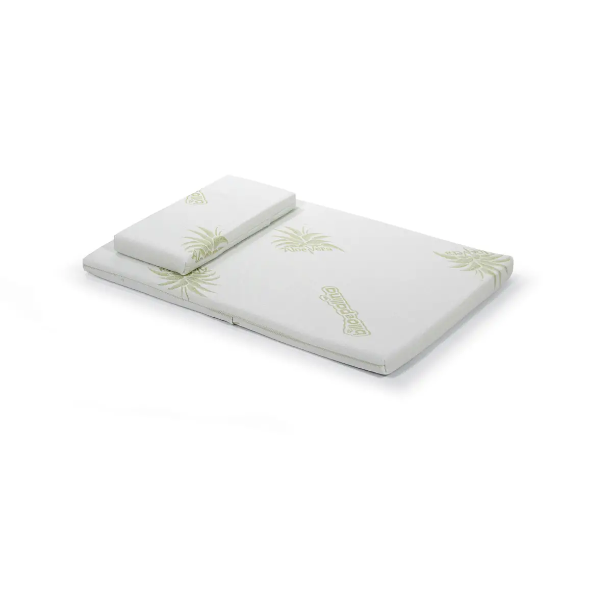 Materassino E Guanciale Per Culla Next Aloe Vera 50x80cm H5 - Zona Nanna