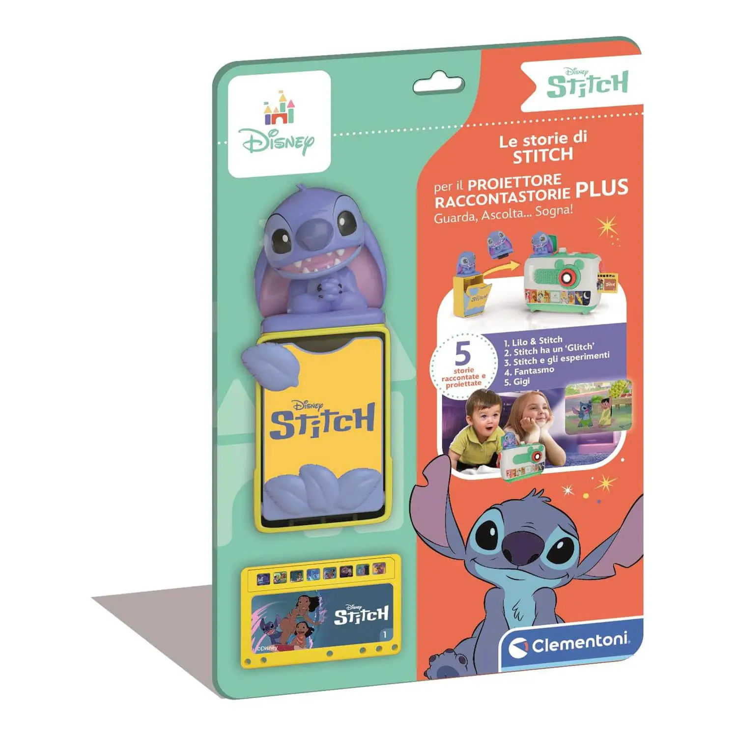 Clementoni Cartuccia Proiettore Stitch Gioco da Tavolo Educativo - giochi elettronici