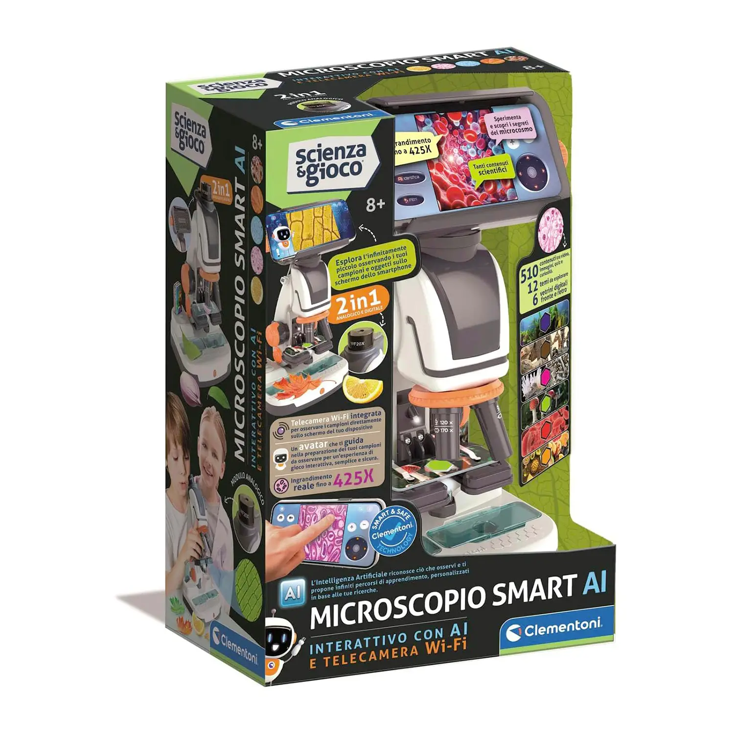 Scienza e Gioco - Explorer Scope Microscopio Smart AI - Microscopi
