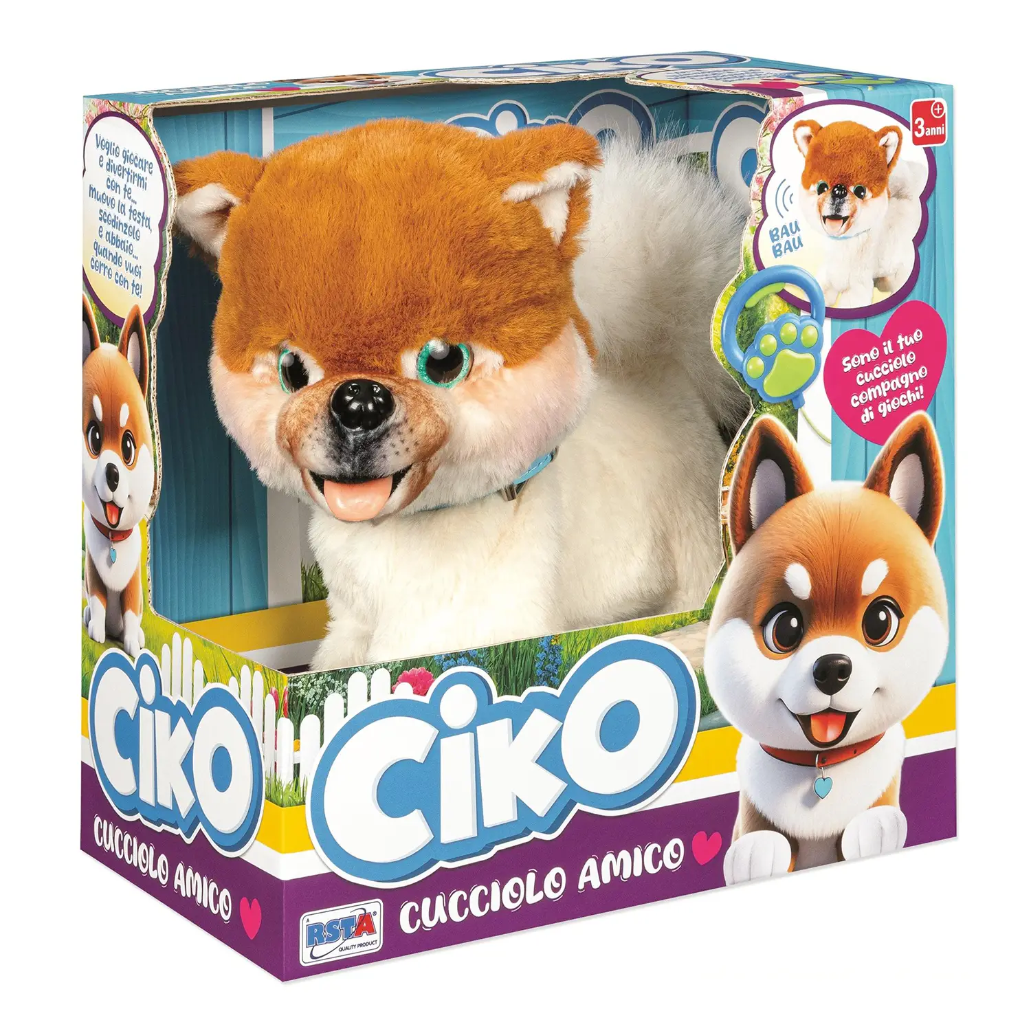 Peluche Ciko Cucciolo Amico - peluches 0/36 mesi