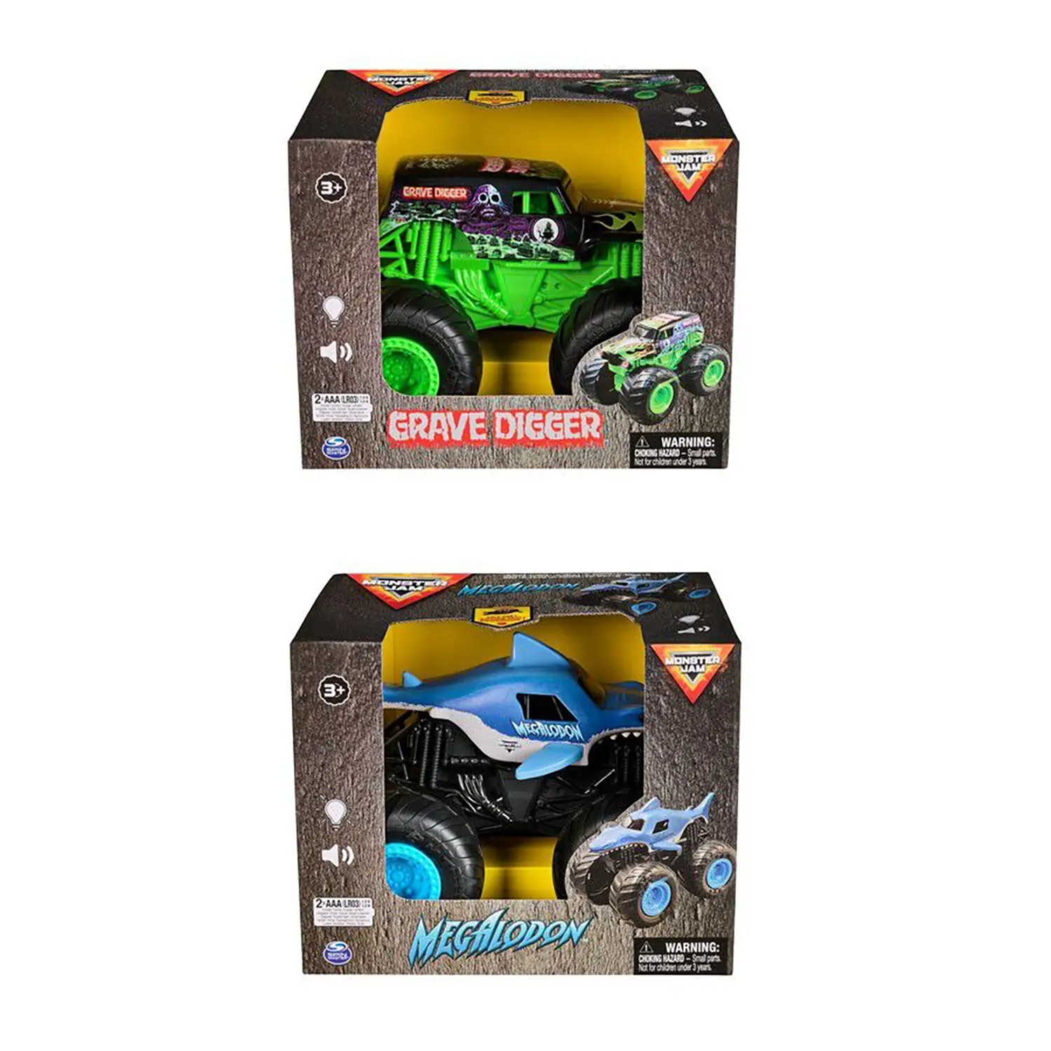 Monster Jam Truck 1:24 con Luci e Suoni Assortito - modellini