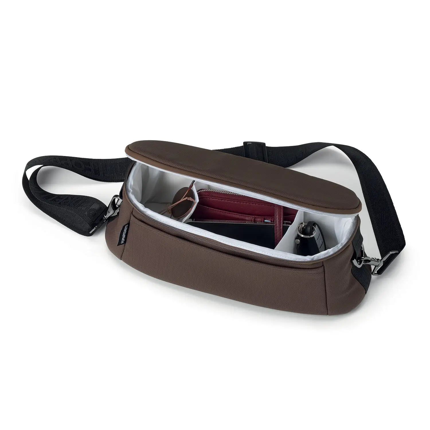 Pochette Organizer CHIC Brown Foppapedretti - borse e zaini