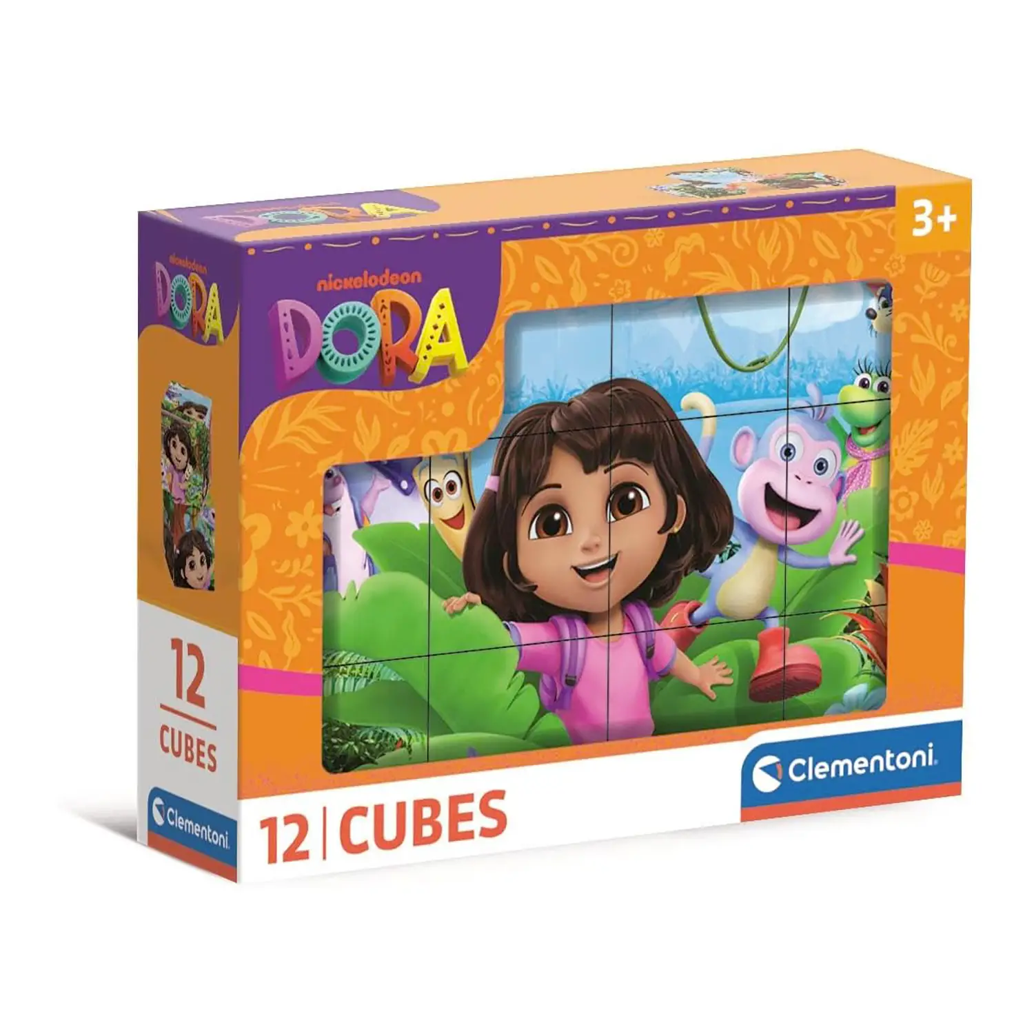 Cubi 12 Dora The Explorer - Puzzle in cartone