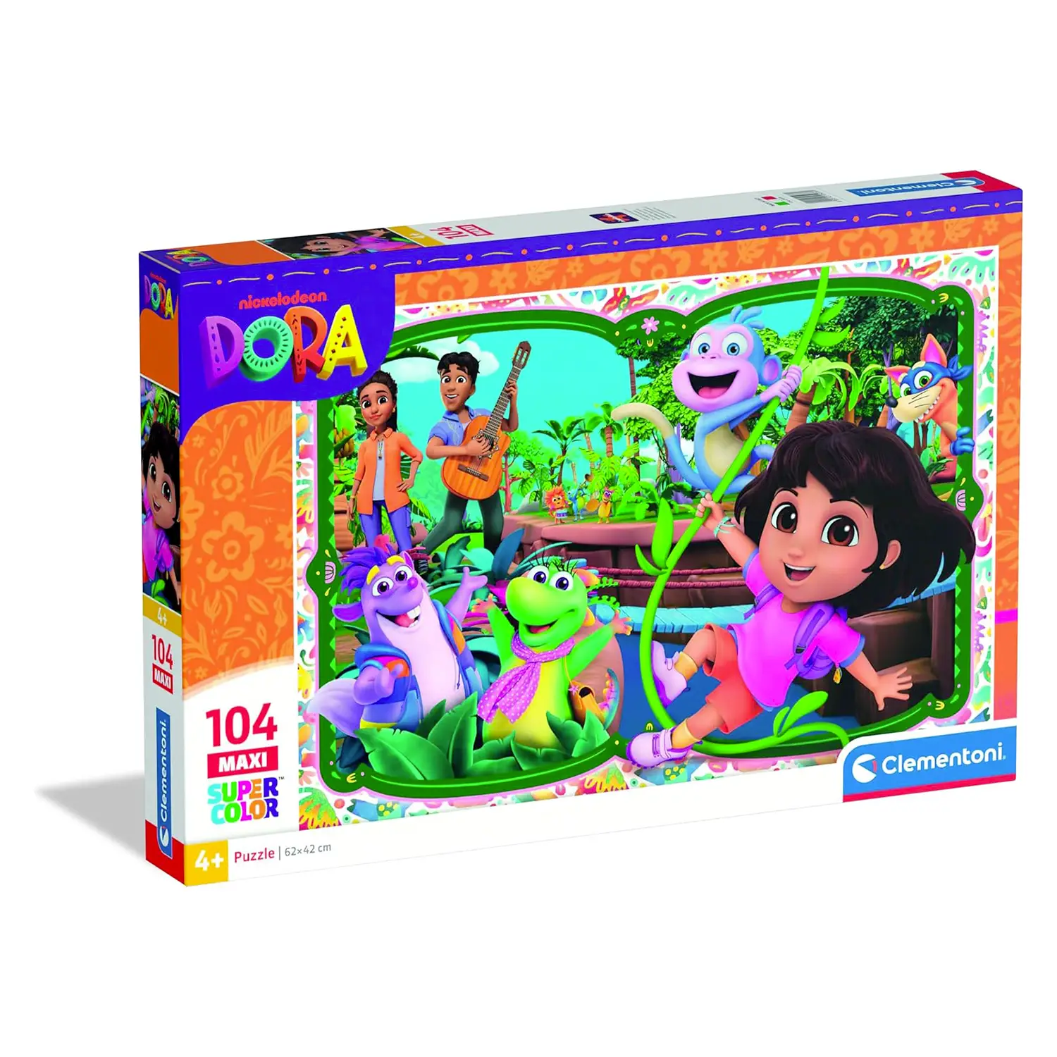 Puzzle 104 Pezzi Maxi Dora The Explorerer - Puzzle in cartone