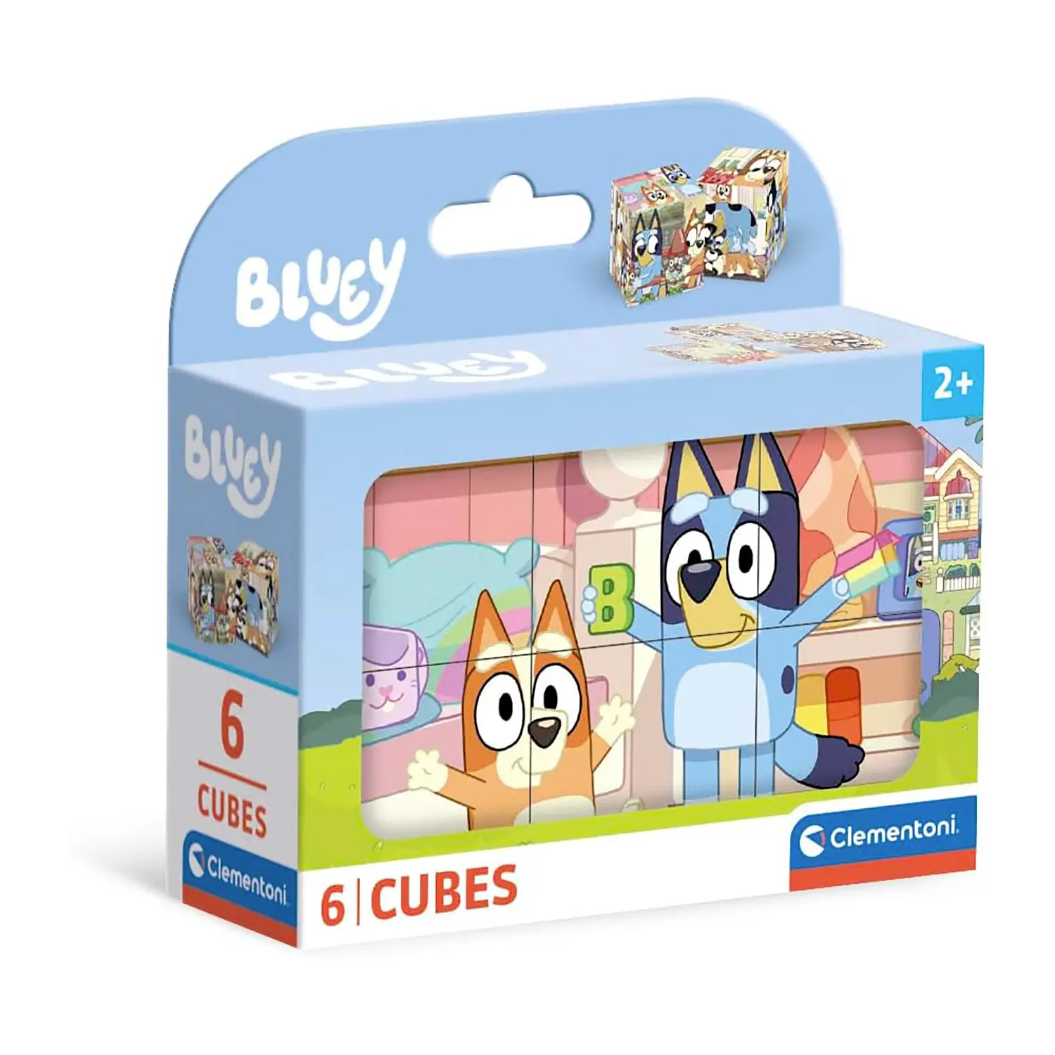 Cubi 6 - Bluey - Puzzle in cartone