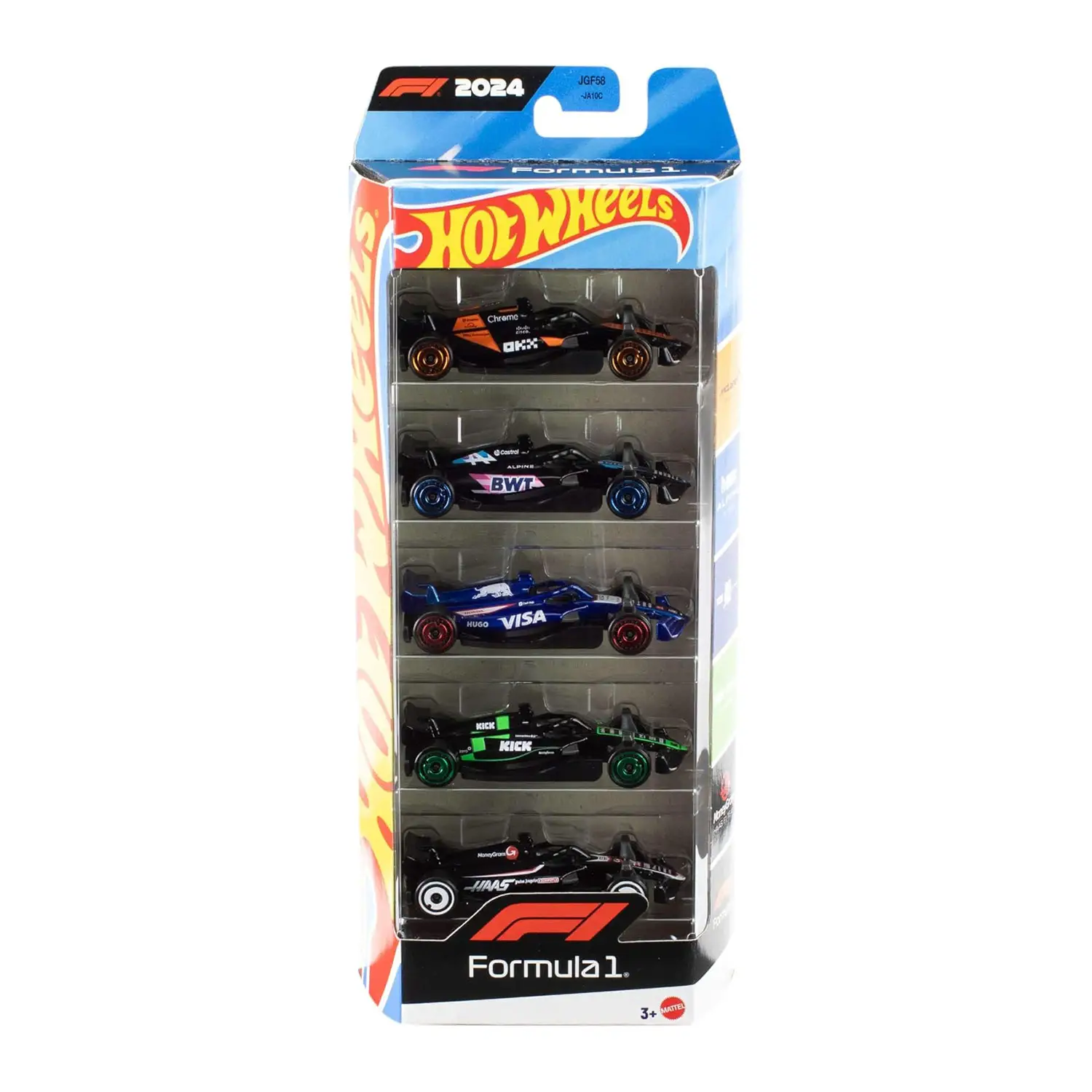 Hot Wheels Confezione 5 Veicoli F1 - modellini