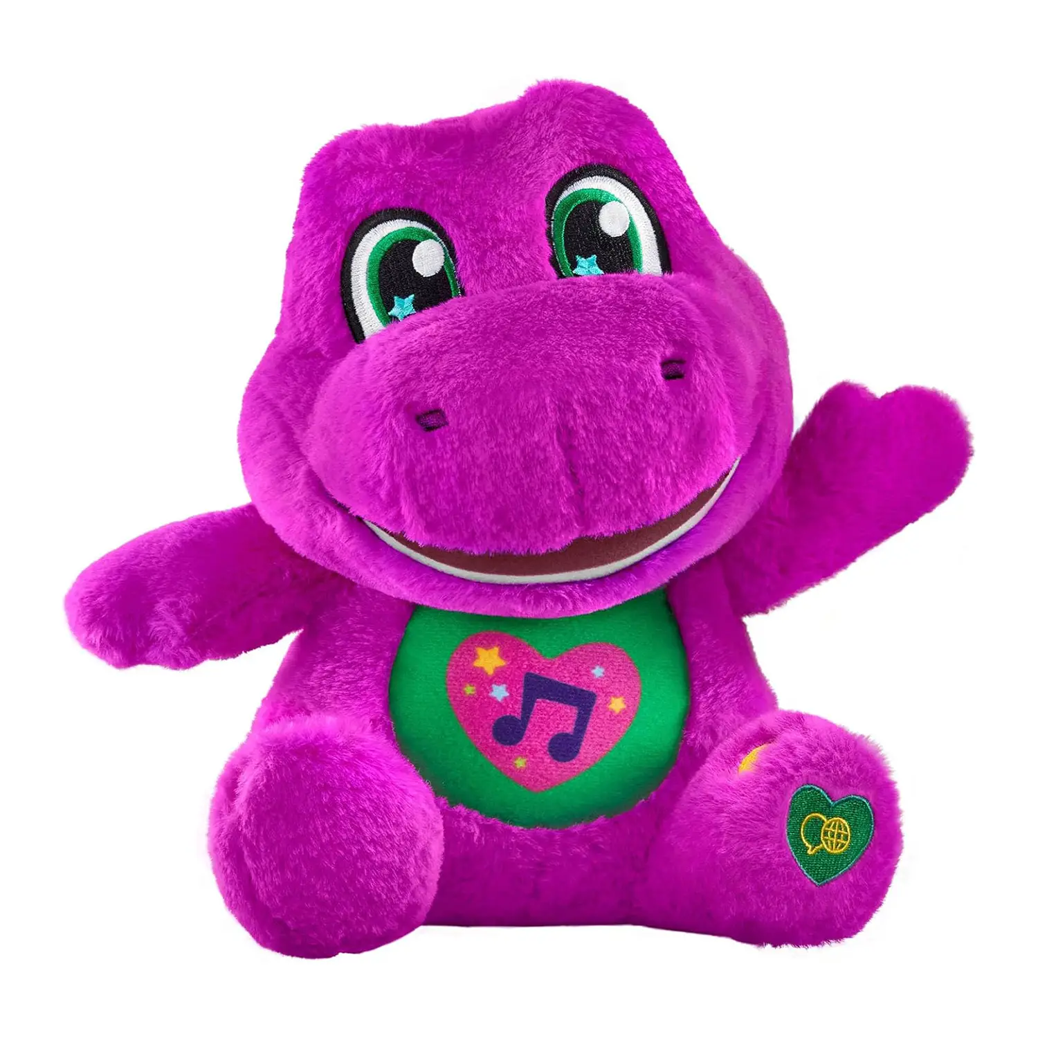 Barney Canterino Peluche con Suoni e Canzoni Multilingue 25 cm - peluches 0/36 mesi