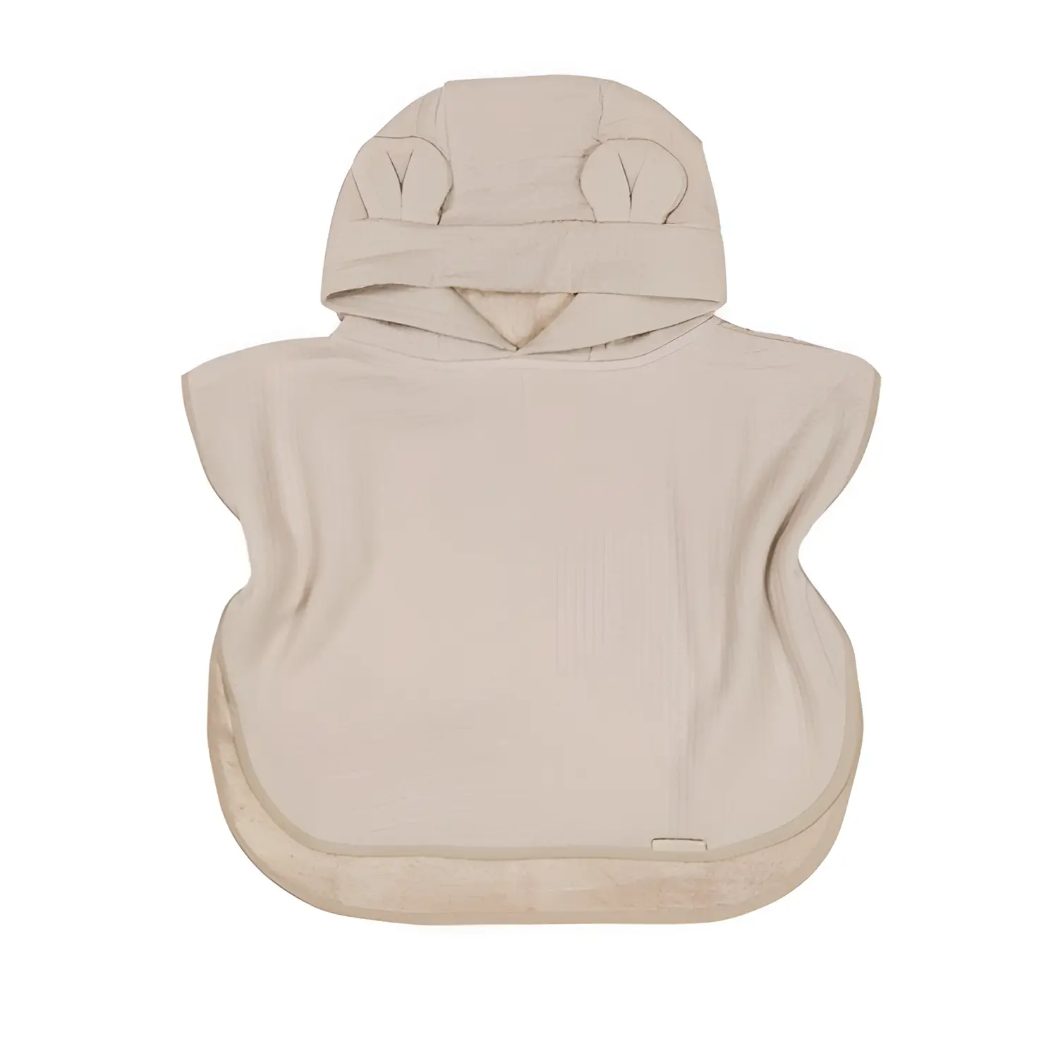 Poncho Accappatoio Waffle Neonato 0-2 Anni Mocha Sand Bamboom - accappatoi