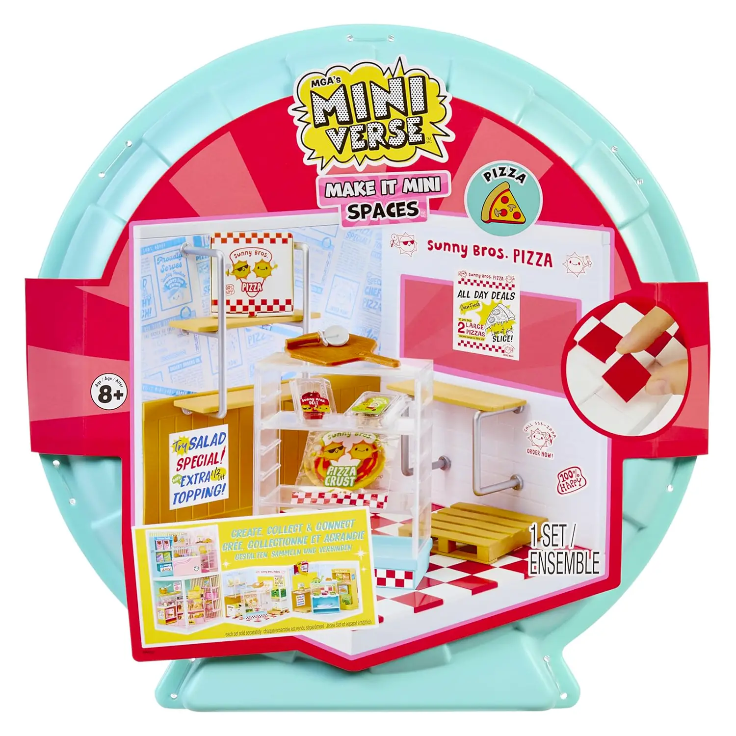 MGA's Miniverse - Spaces Starter Pack - Pizza - collezionabili bambina