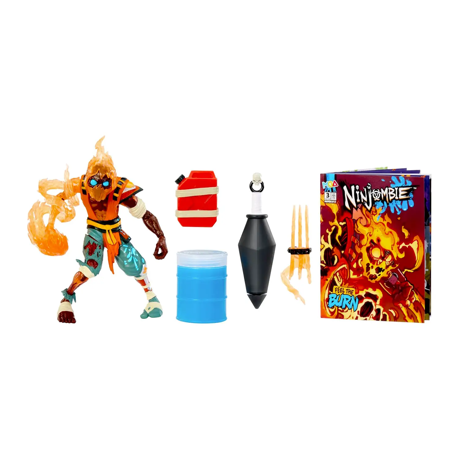 Ninjombie Action Figure - Scorchstrike - action figures ed accessori