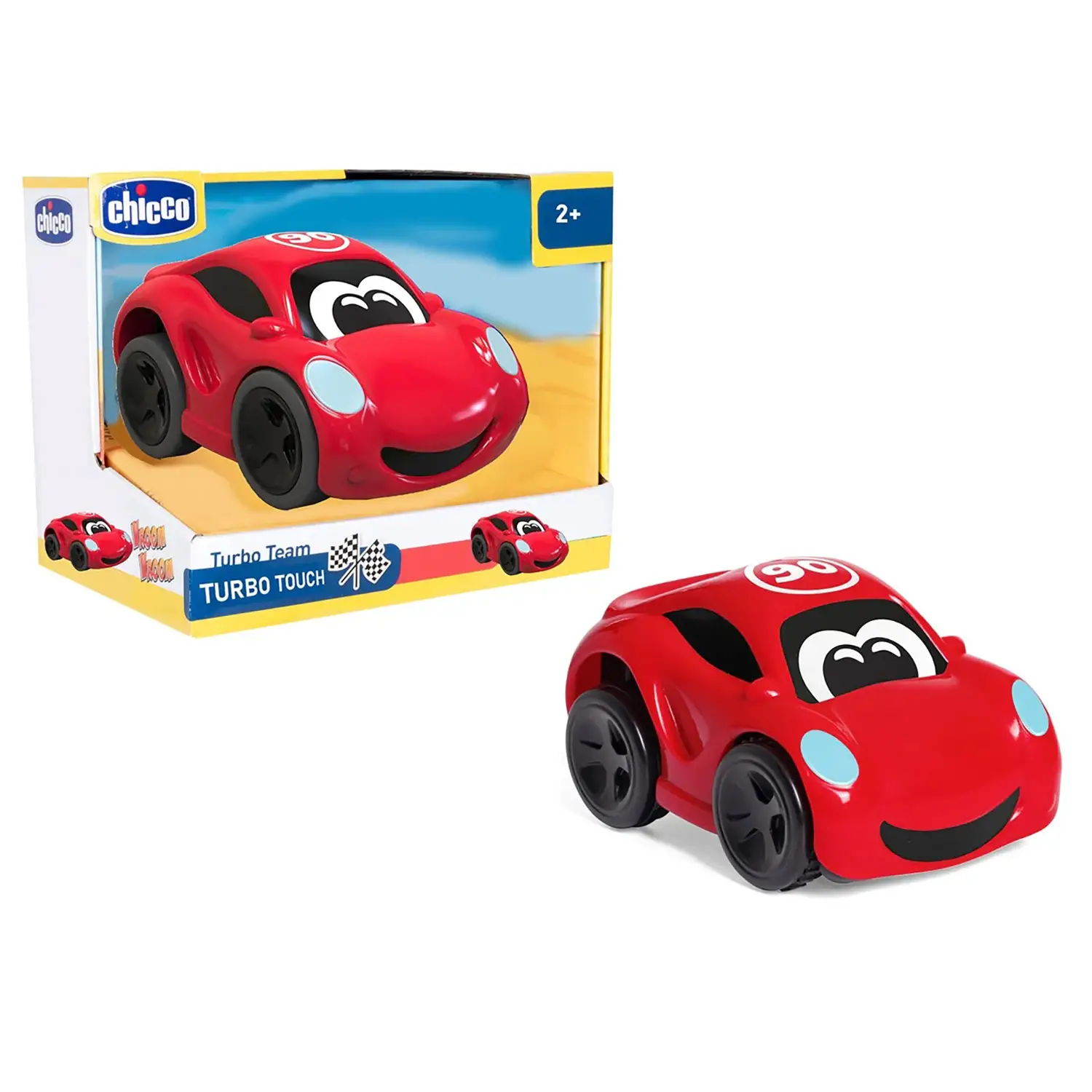 Chicco Turbo Touch Auto Sportiva Rossa con Suoni e Turbo - Primi giochi