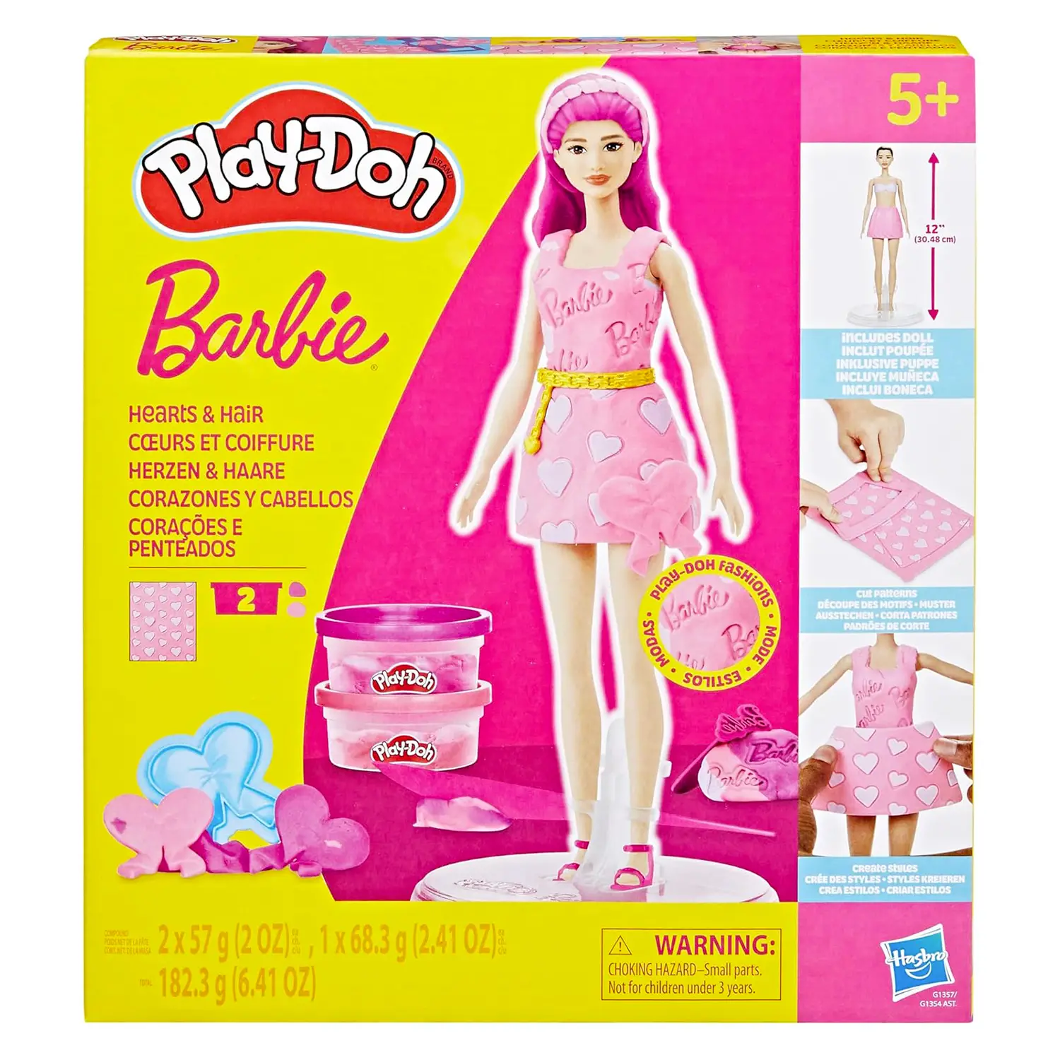 Playdoh Barbie Designer Dolls Cuoricini - creatività