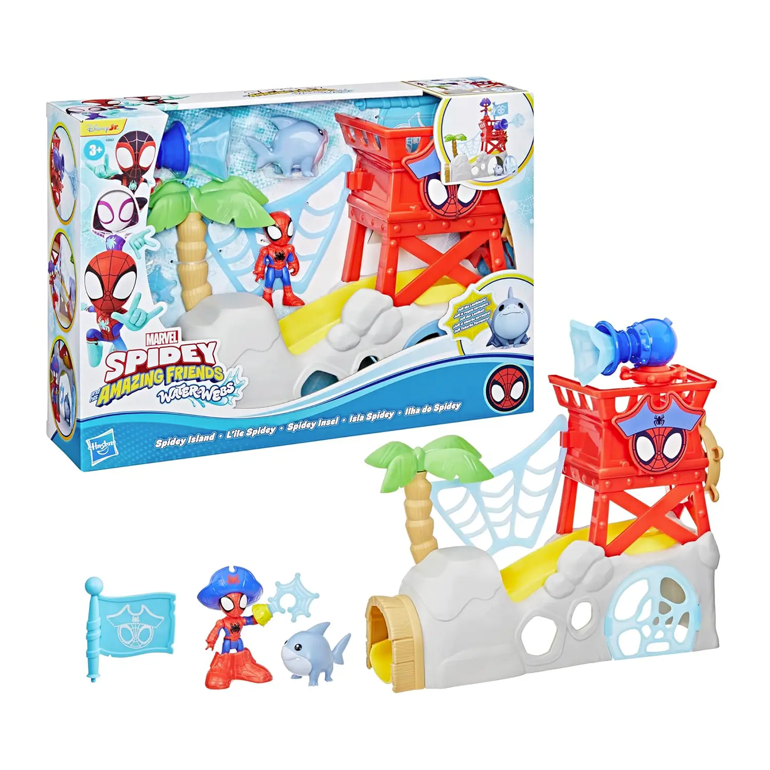 Spidey Water Web Isola Dei Pirati - action figures ed accessori