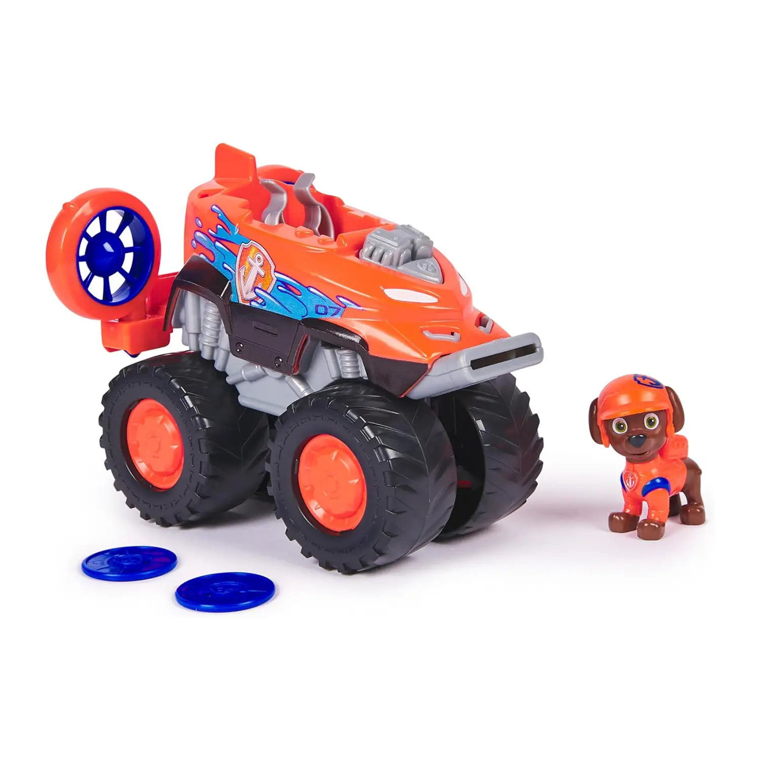Paw Patrol Rescue Wheels Zuma – Hovercraft con Missili 3+ - action figures ed accessori