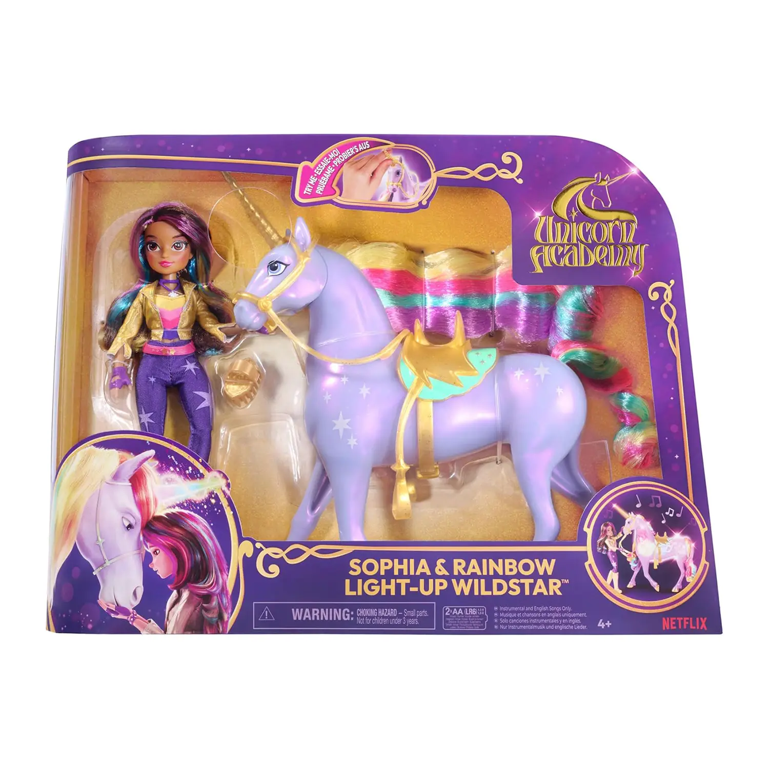 Unicorn Academy Sophia & Wildstar – Unicorno Interattivo 4+ - collezionabili bambina