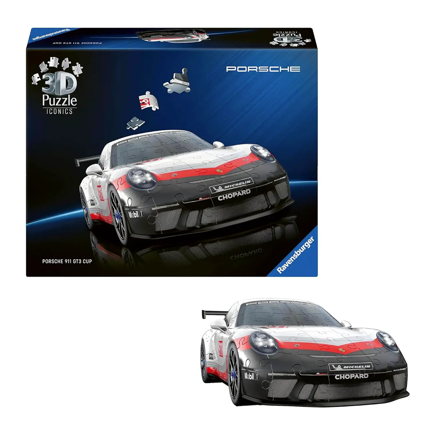 Puzzle 3D Porsche 911 GT3 Cup - puzzle 3d