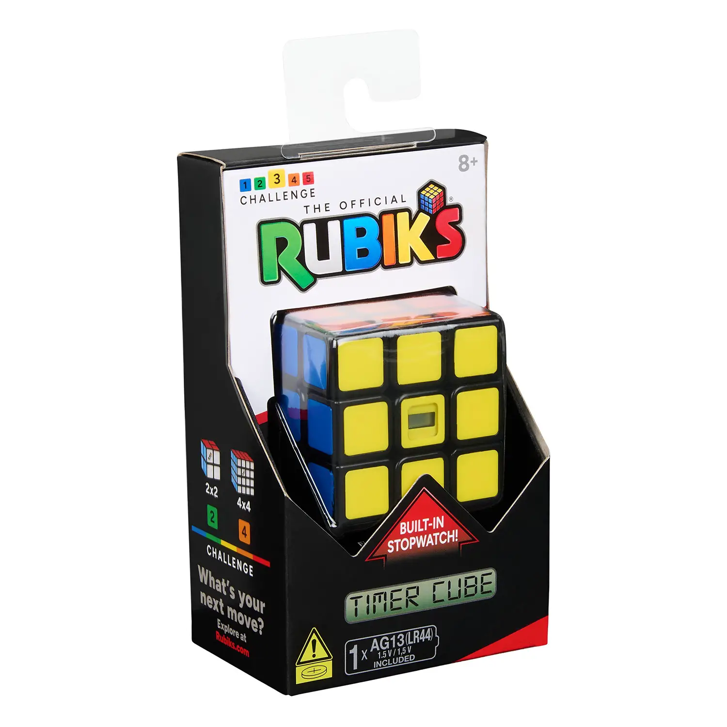 Rubik’s Cubo 3x3 Timed con Cronometro Integrato – Sfida il Tempo - Giochi di Abilità