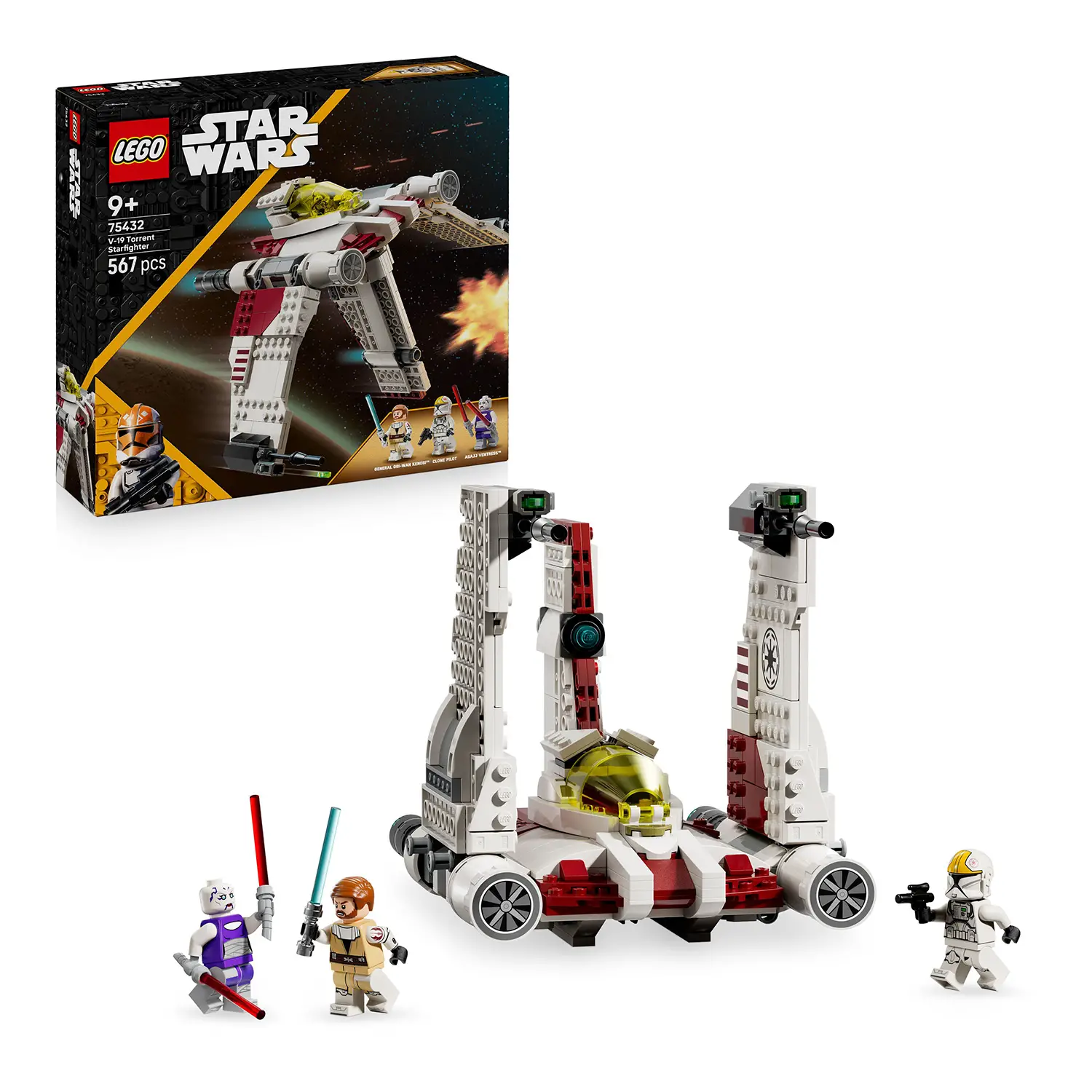 Lego Star Wars Caccia Stellare V-19 Torrent 75432 - lego