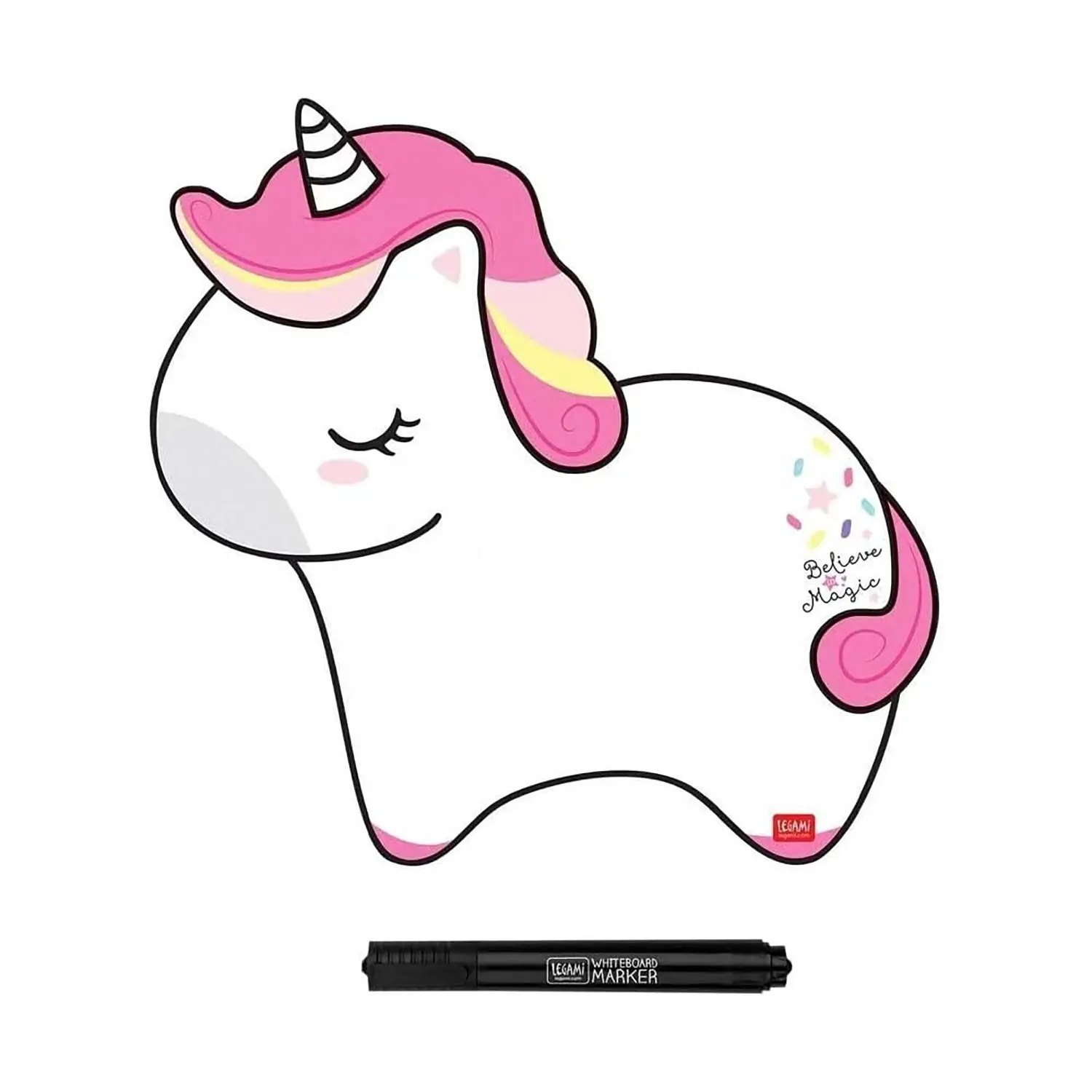 Lavagna Magnetica Unicorn Legami Cancellabile con Pennarello - legami