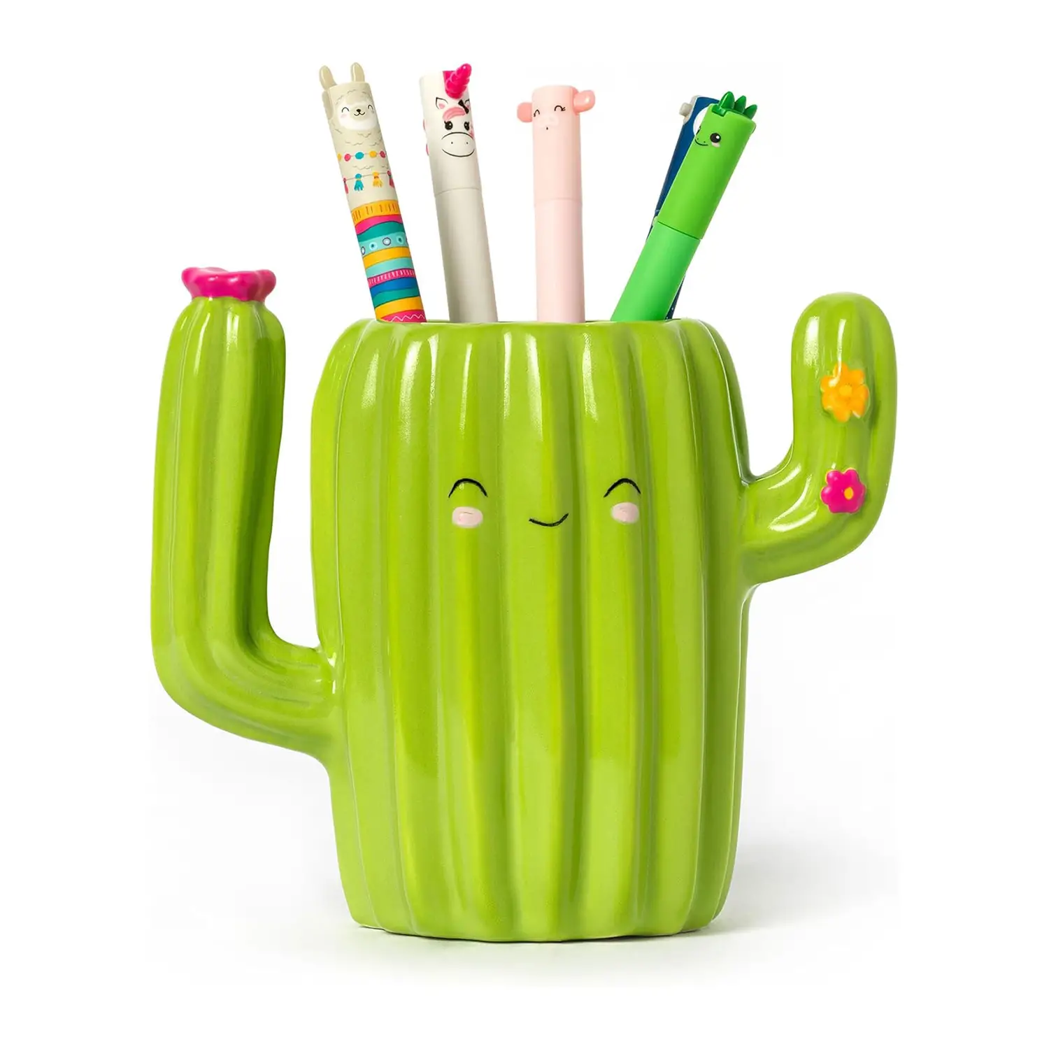 Portapenne in Ceramica Legami Desk Friends Cactus - legami