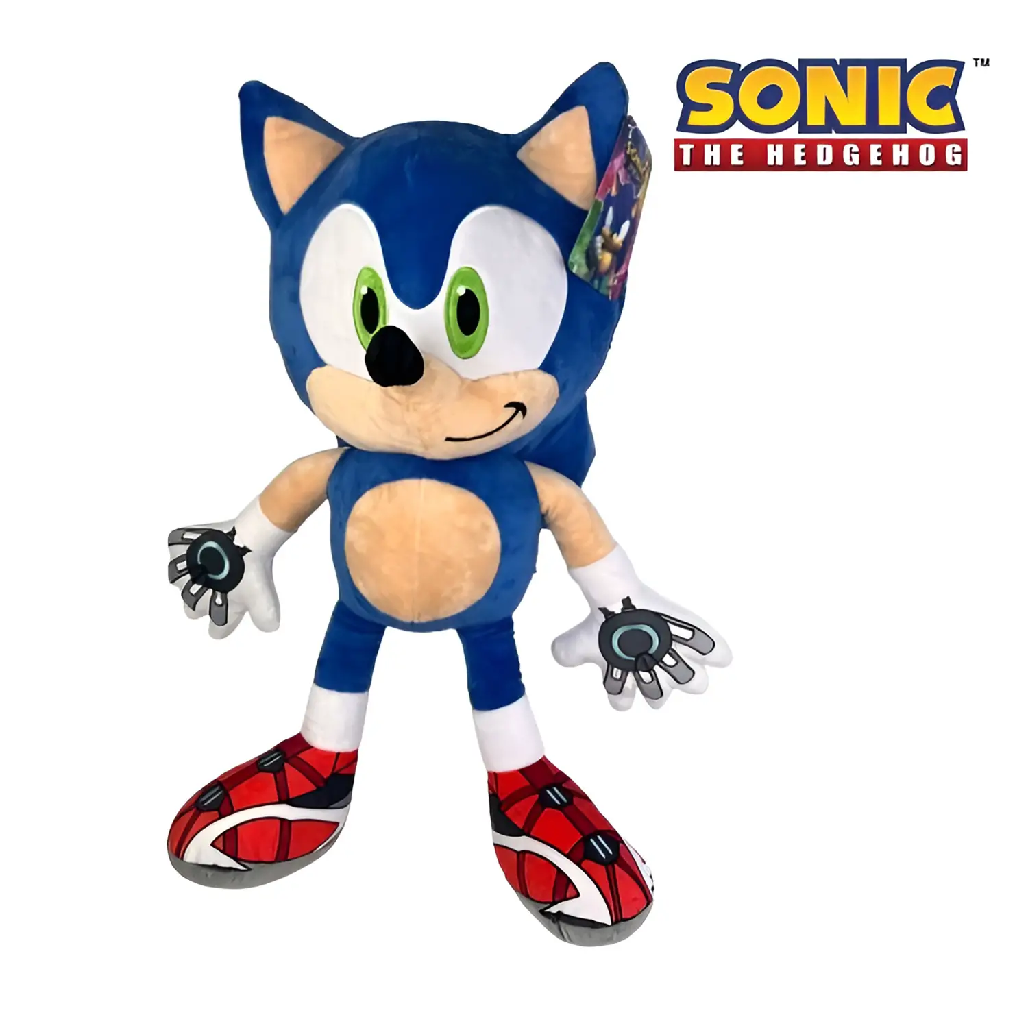 Peluche Sonic Prime 39 cm – Pupazzo Morbido Personaggio Ufficiale - peluches 0/36 mesi