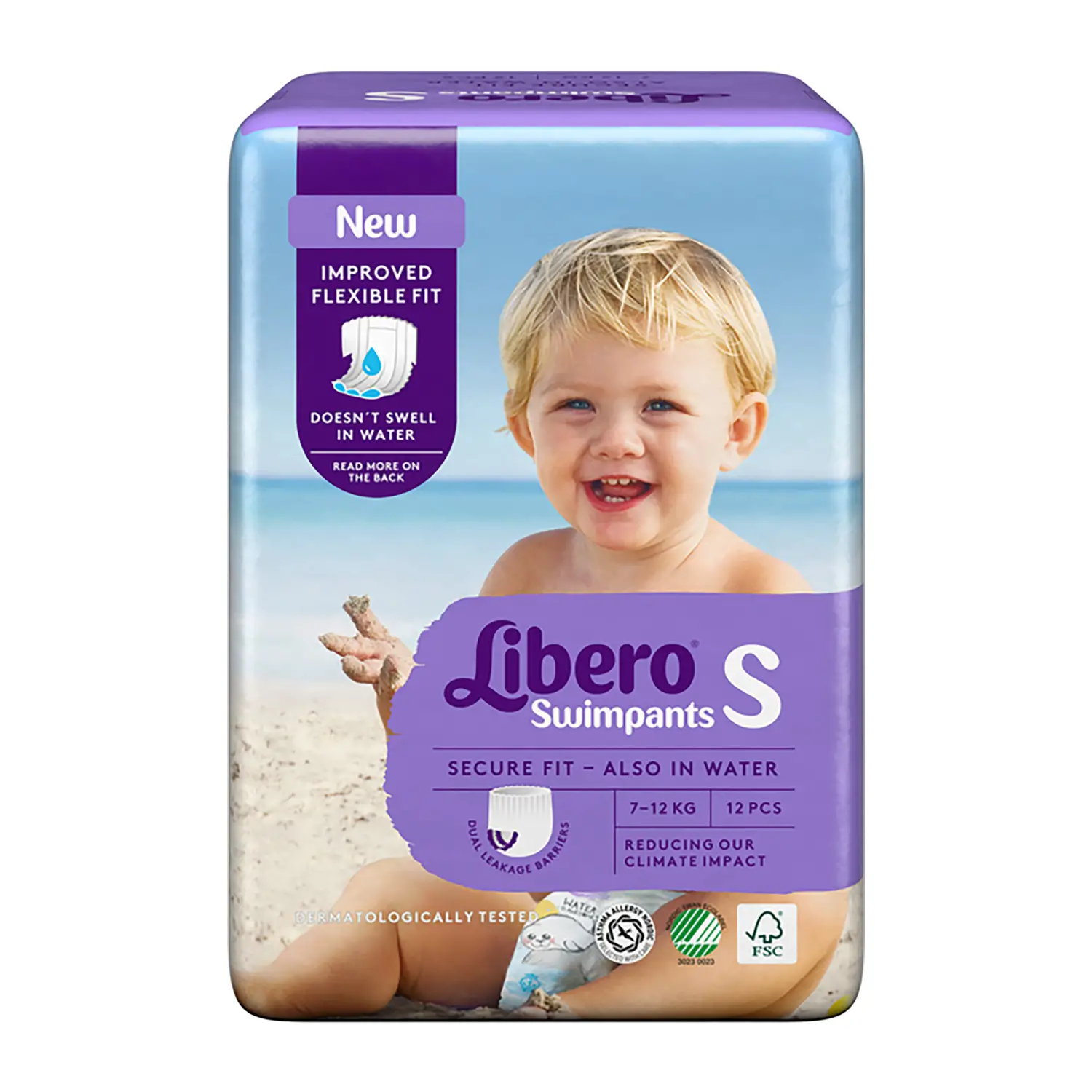 Libero Swimpants S 7-12 Kg – Pannolini a Mutandina da Mare e Piscina 12 Pz - pannolini e salviettine
