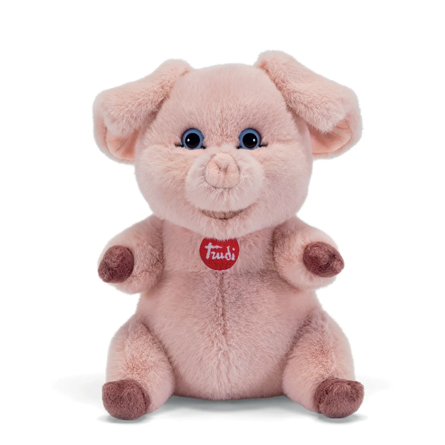 Trudi Maiale Zack S – Peluche Morbido Maialino Portafortuna 15x21x15 cm - peluches 0/36 mesi