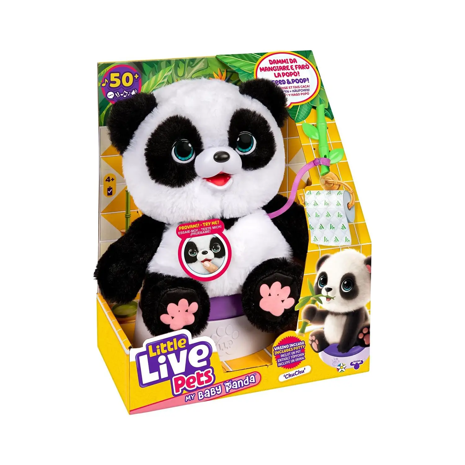 Little Live Pets My Baby Panda Chu Chu Interattivo con Suoni - giochi elettronici