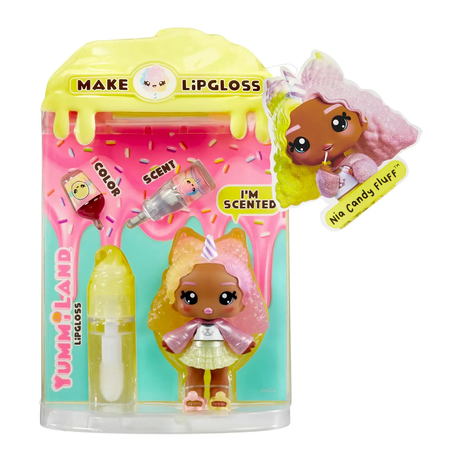 Yummiland Lip Gloss Kit Lucidalabbra Nia Candy Fluff - collezionabili bambina