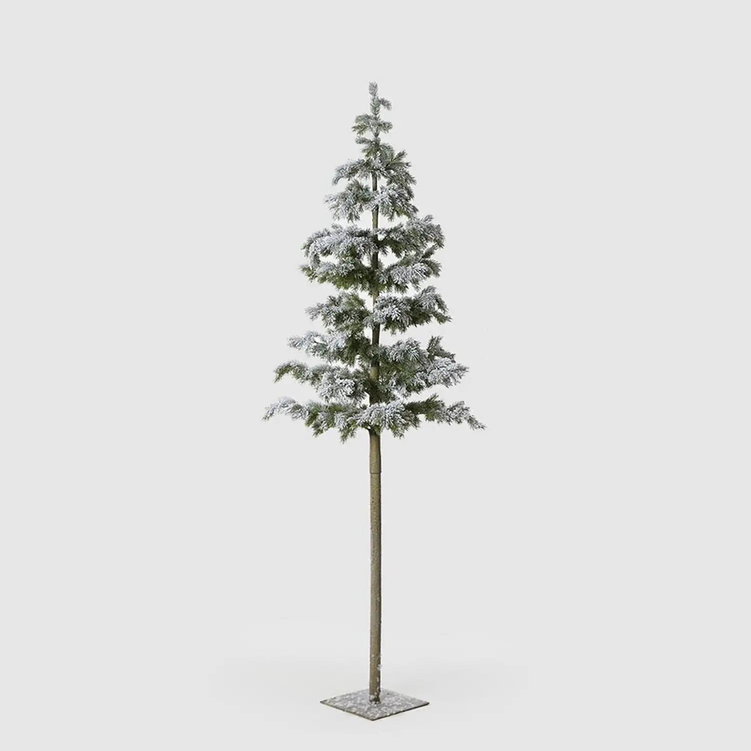 Albero di Natale Pino West Innevato Tronco Lungo H230 cm **ULTIMO PEZZO** - alberi
