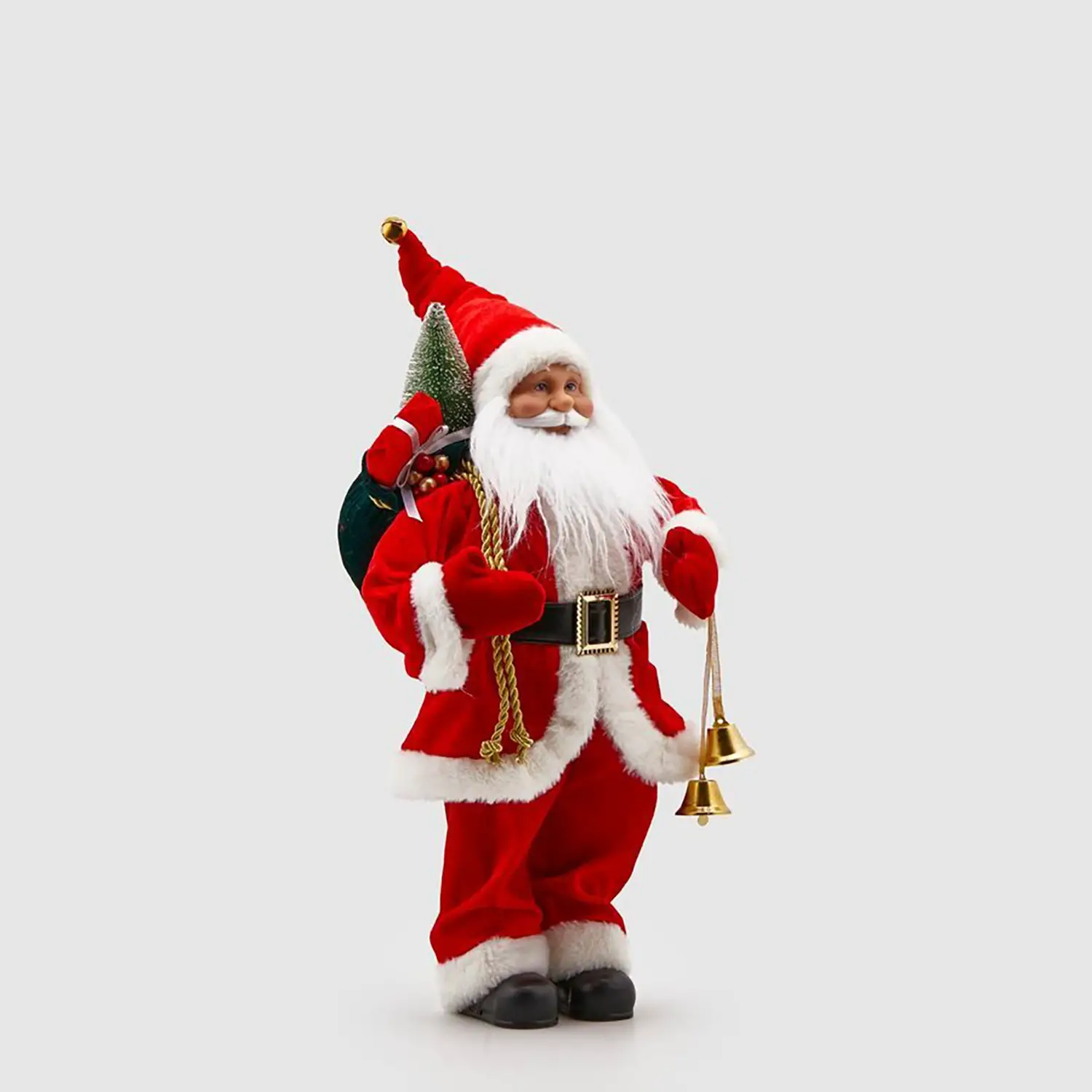 Babbo Natale con Campane e Sacco H46 cm – Decorazione Natalizia EDG Enzo De Gasperi - addobbi casa