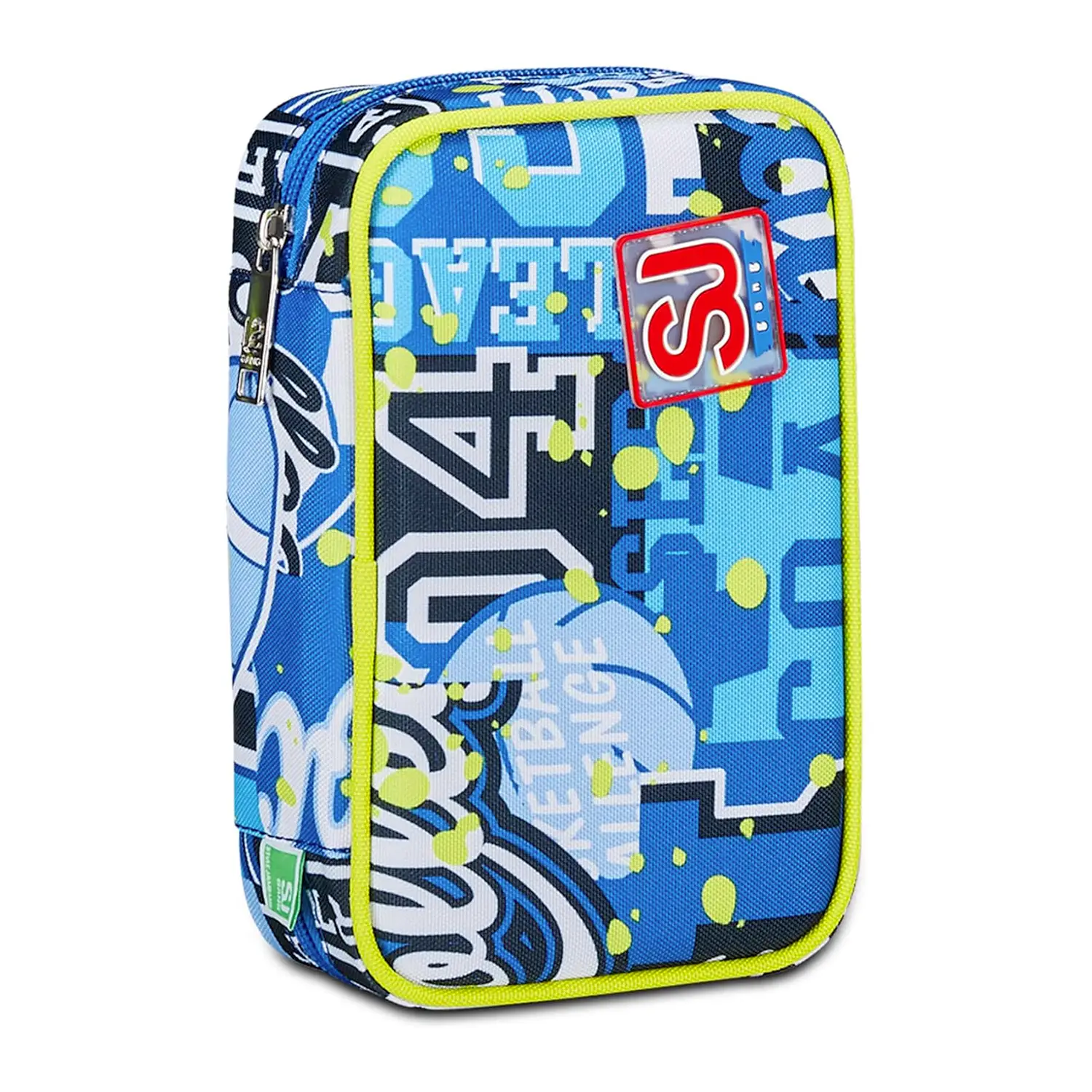 Astuccio Scuola Completo Seven Speed Case Sj Gang Realbasket Boy - astucci colori